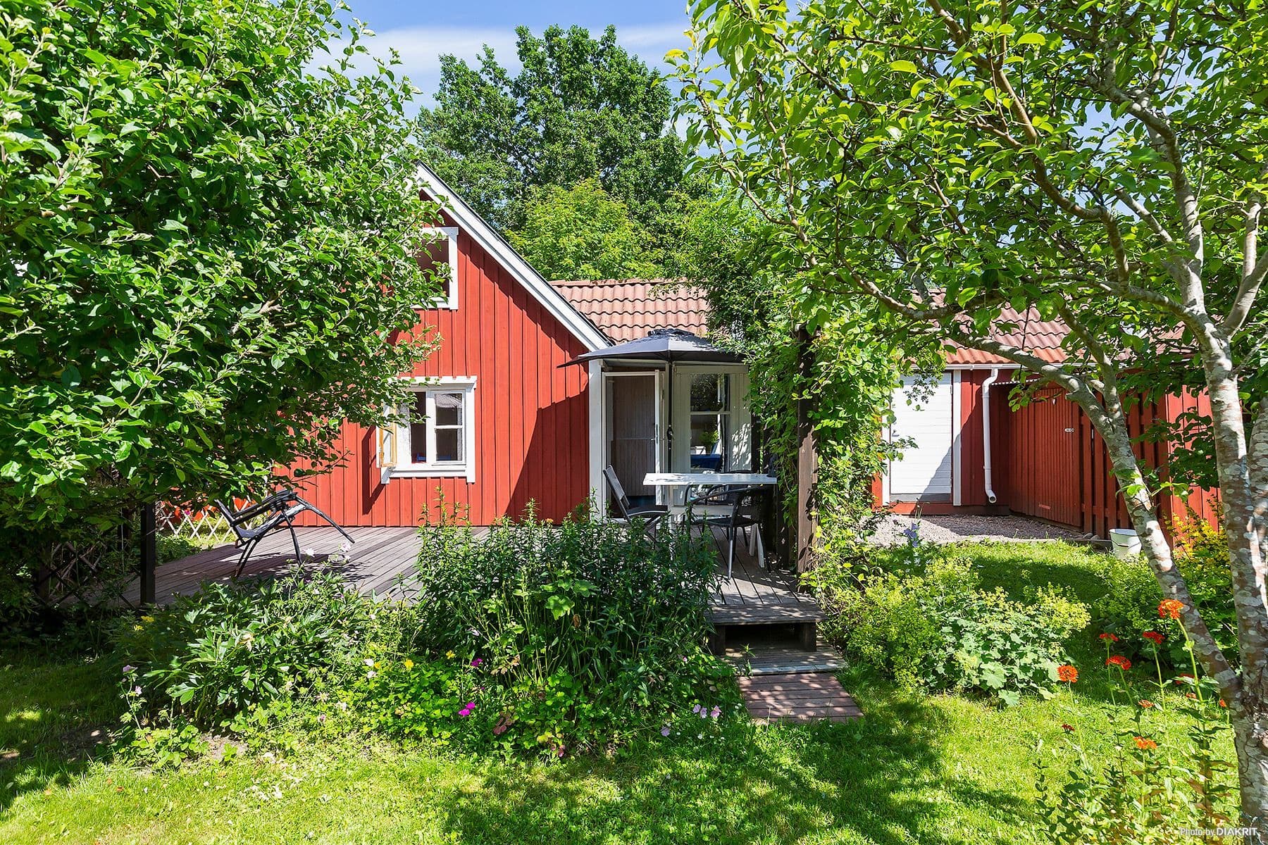 Storstuga, lillstuga och bod