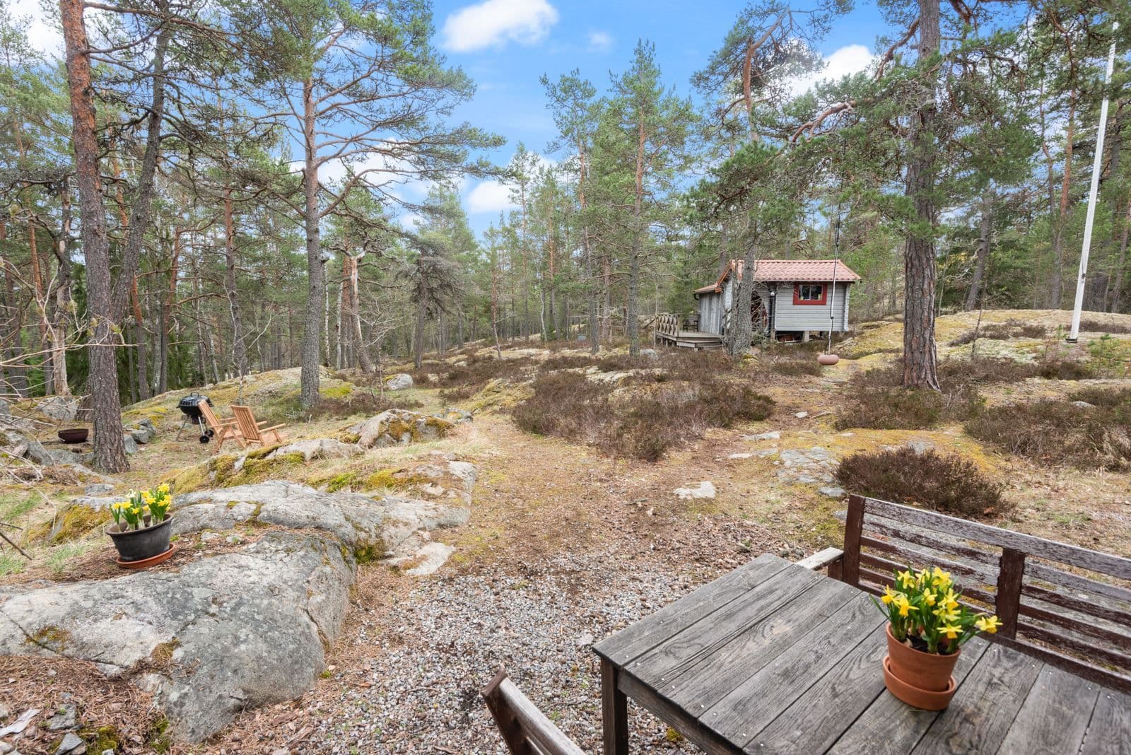 Flertalet platser att njuta vid