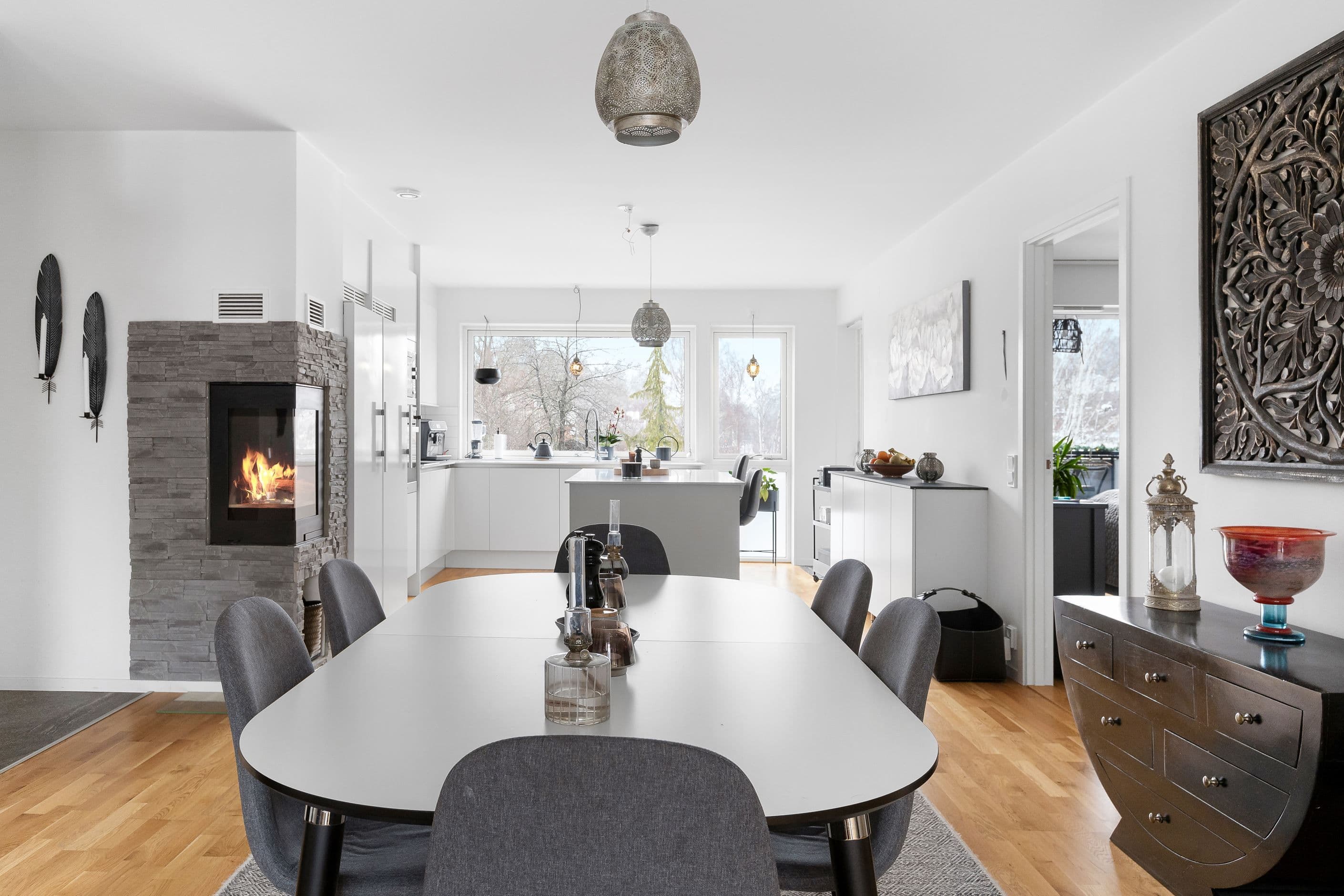 Plats för stort bord