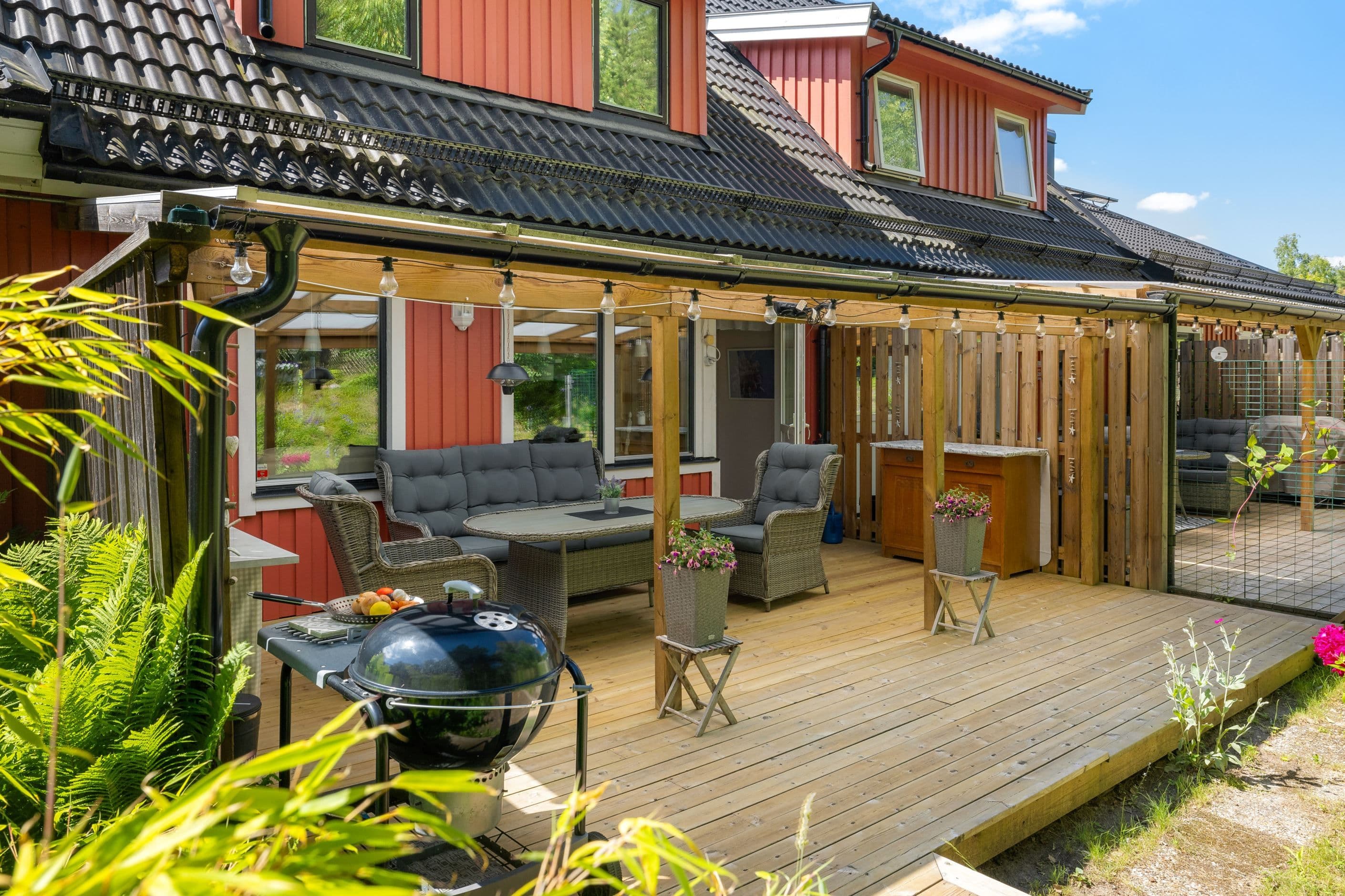 Tvåplanradhus i populära Margretelund