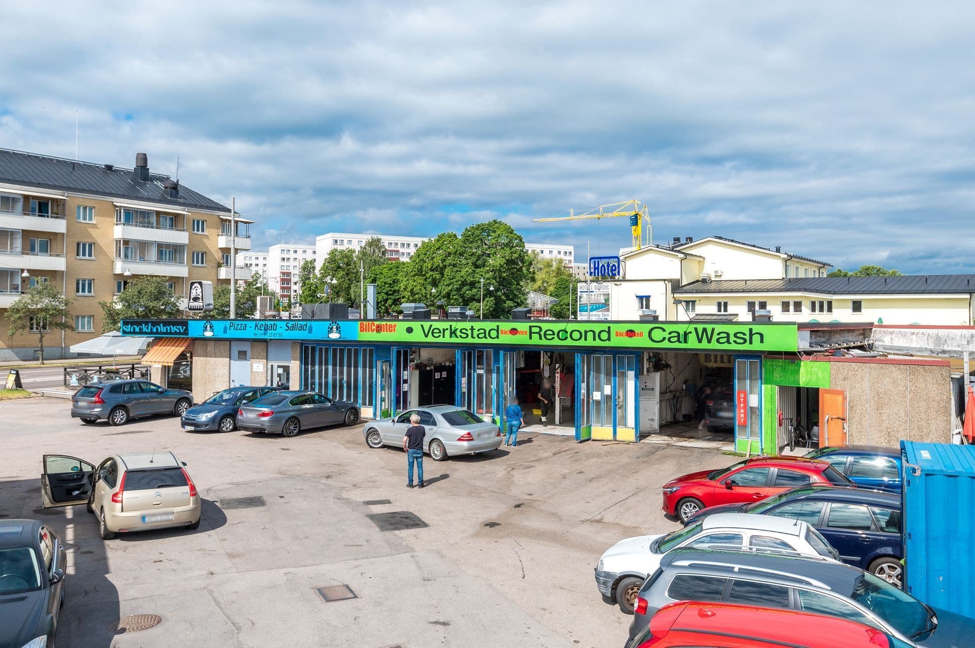Verksamhetens biltvätt