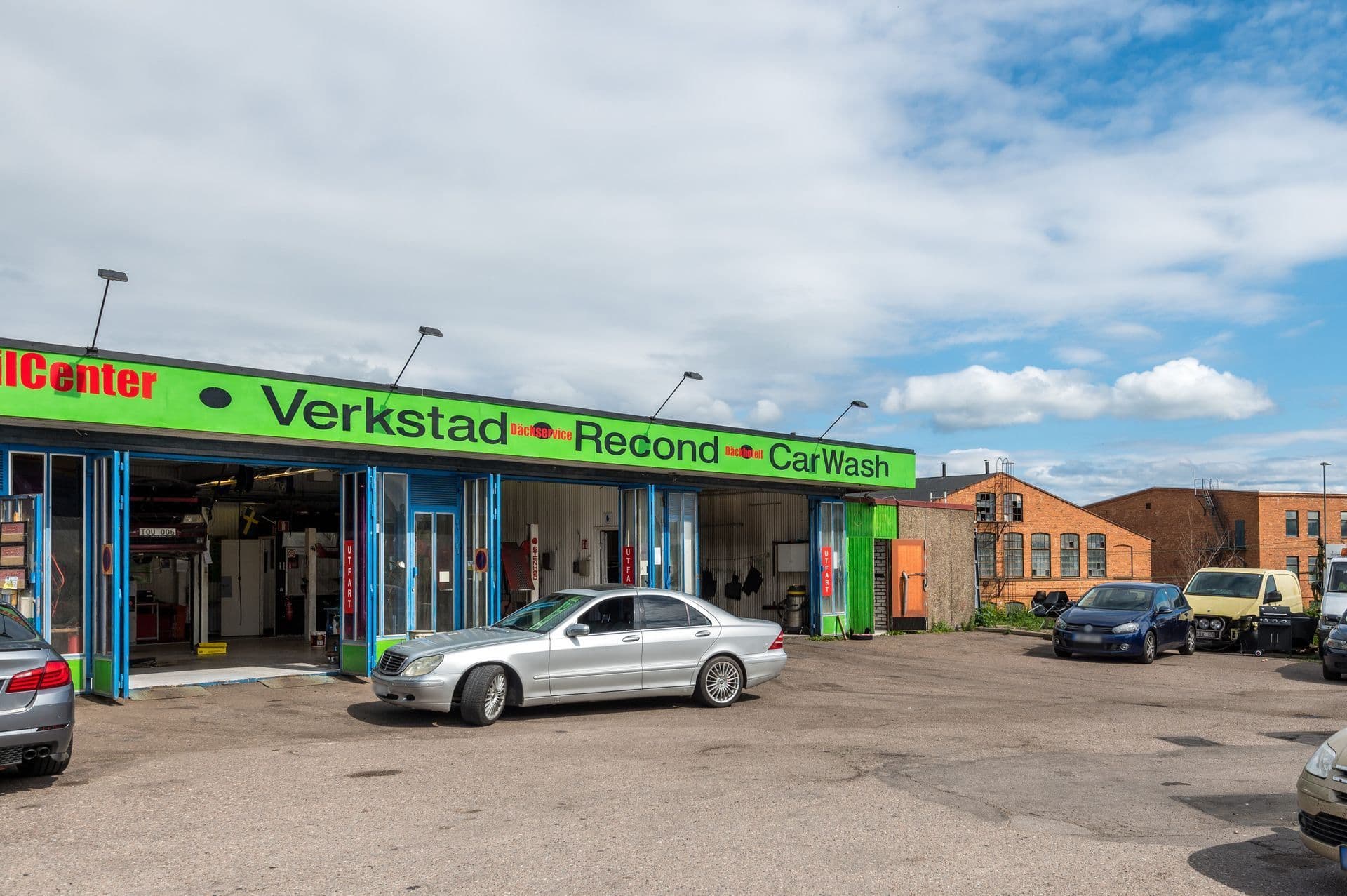 Flertalet tvättar finns