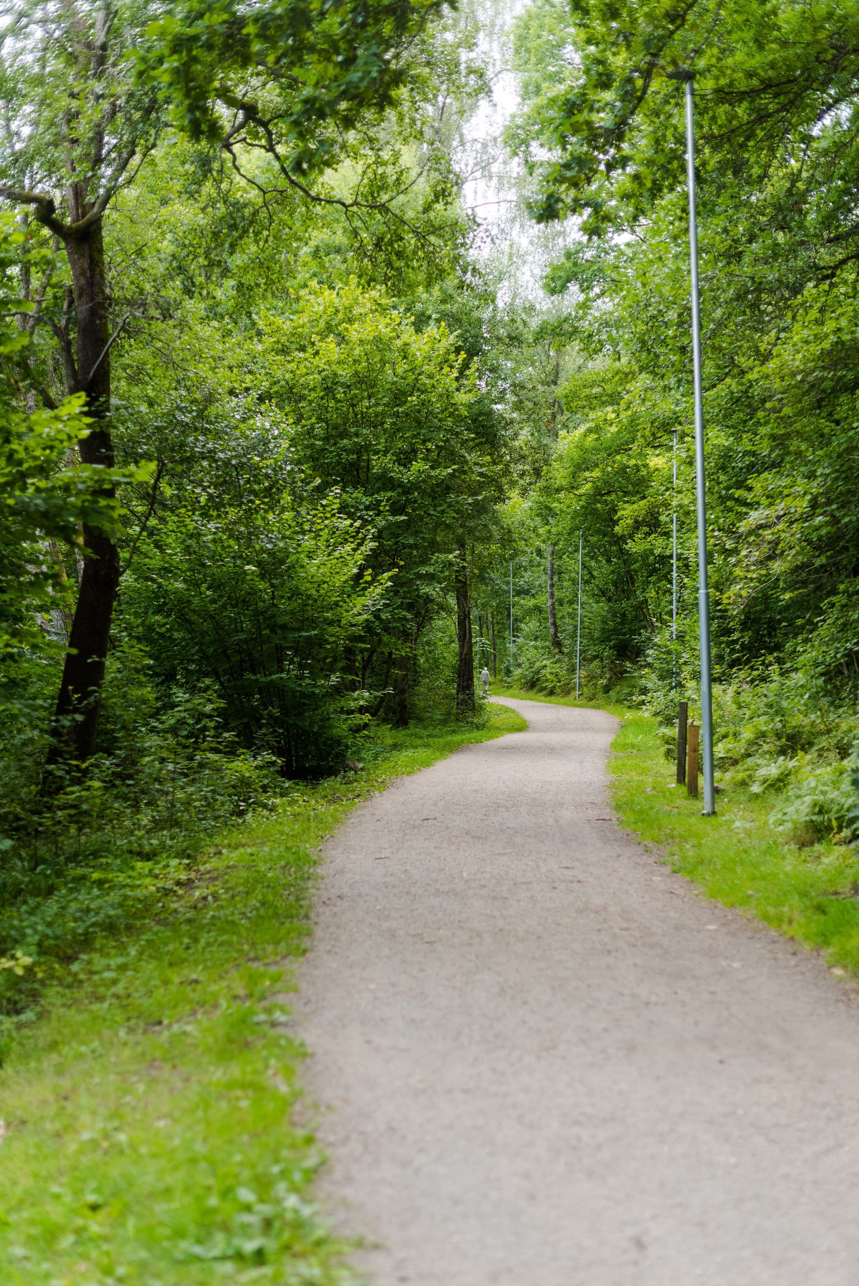 Vackra promenadstråk runt Byttorpssjön