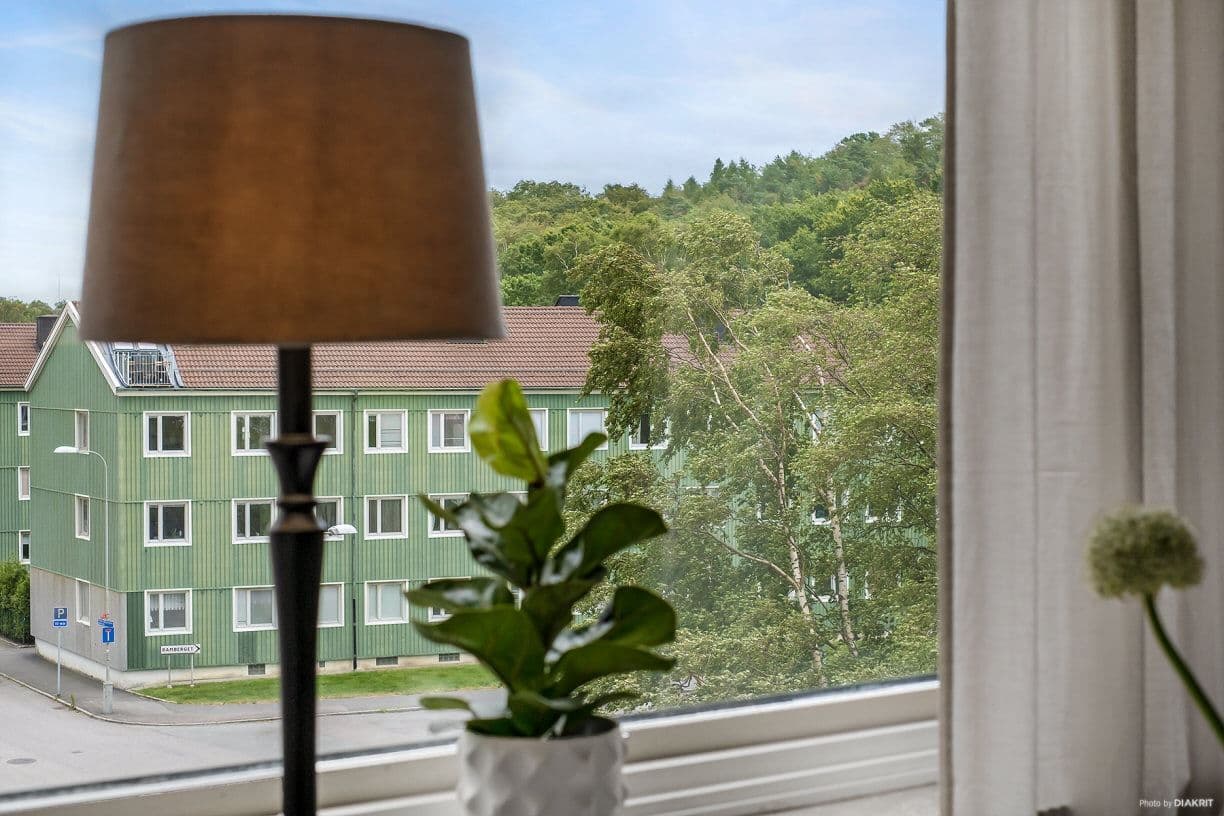 Närhet till Ramberget med vy över hela Göteborg