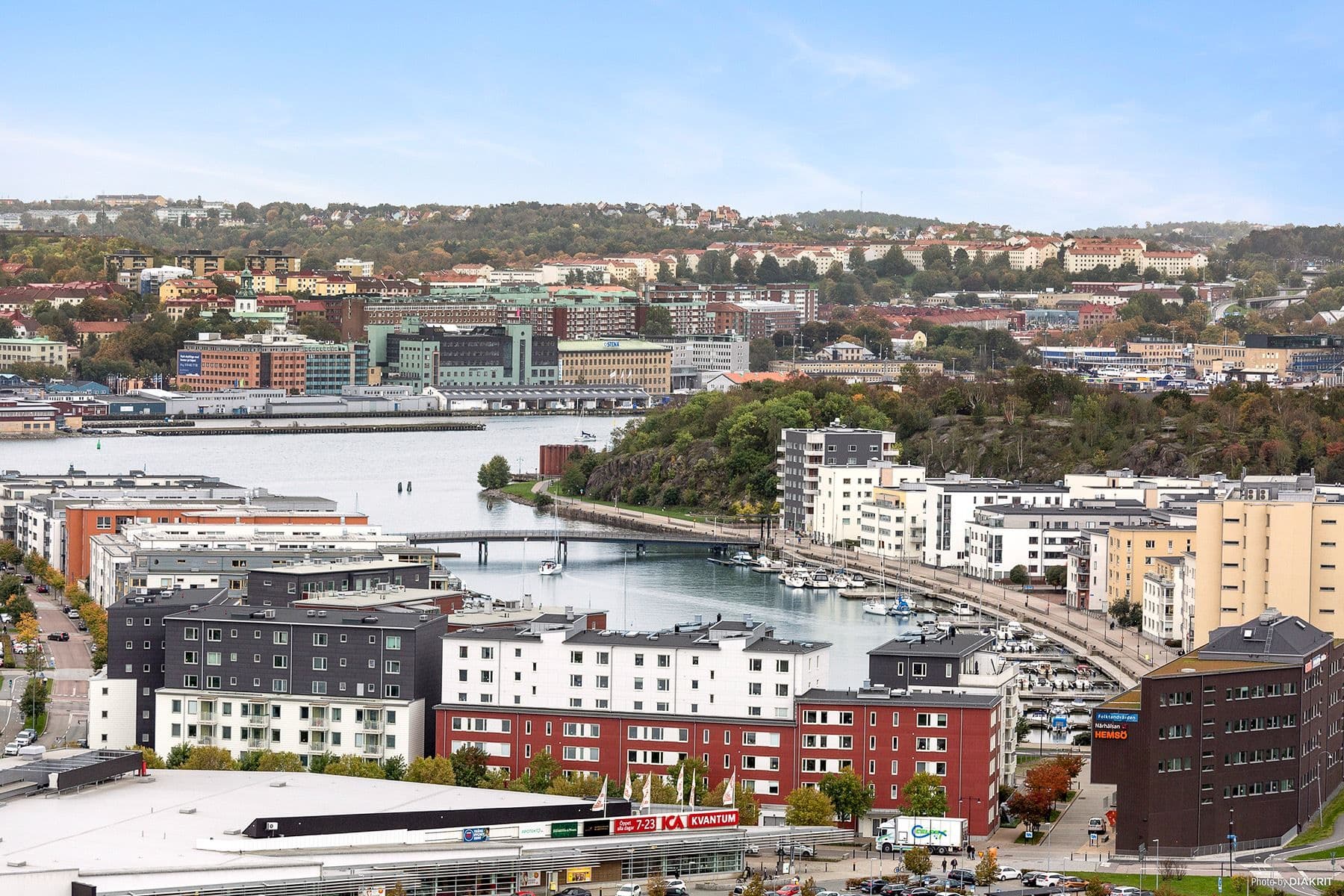 Ramberget utsikt Sannegårdshamnen