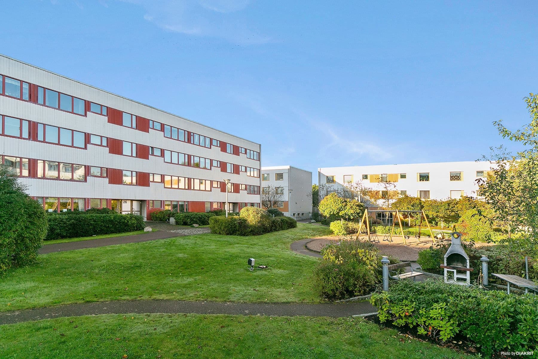 En av föreningens innergårdar
