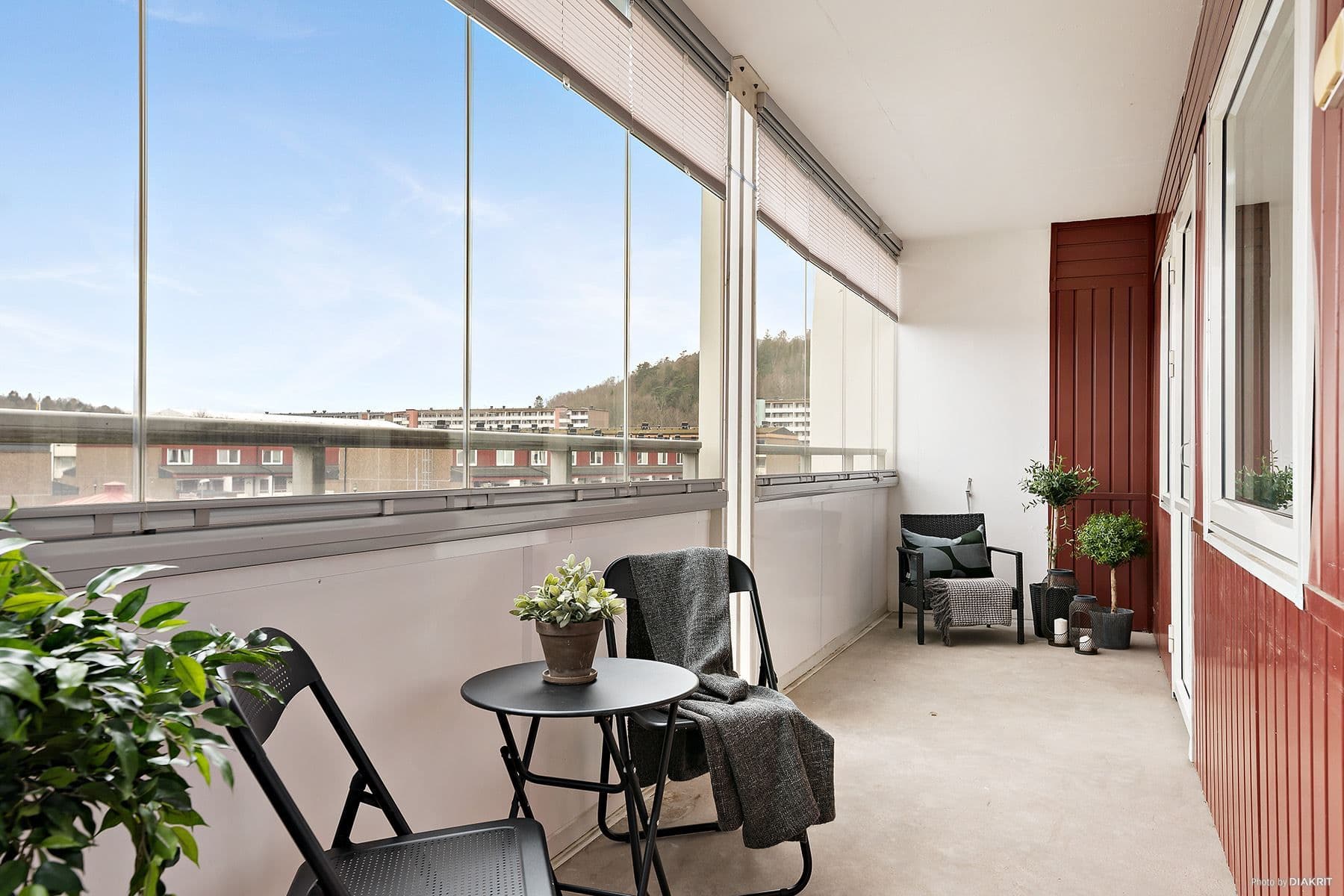 Plats för en stor möbelgrupp