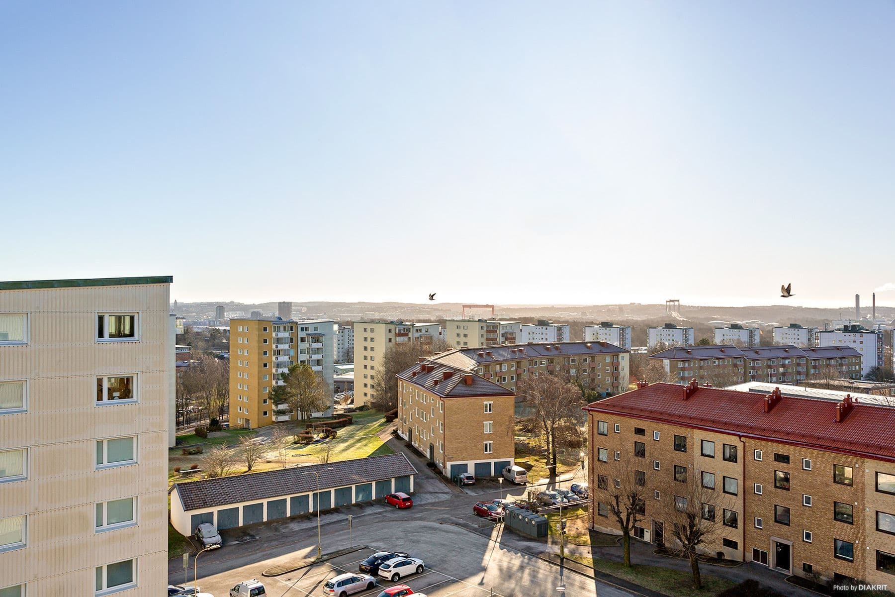 Utsikt från balkong