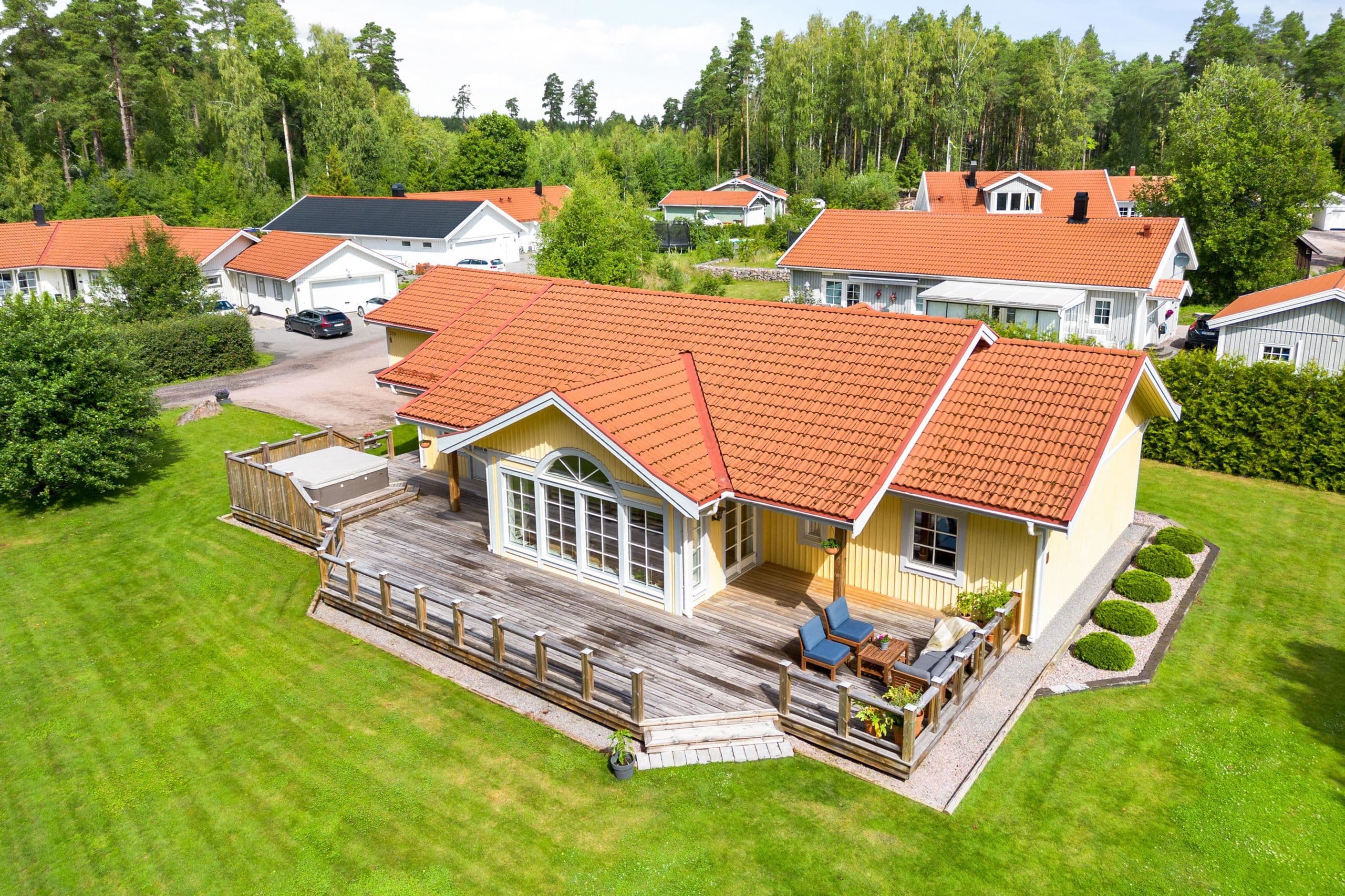 Generös enplansvilla