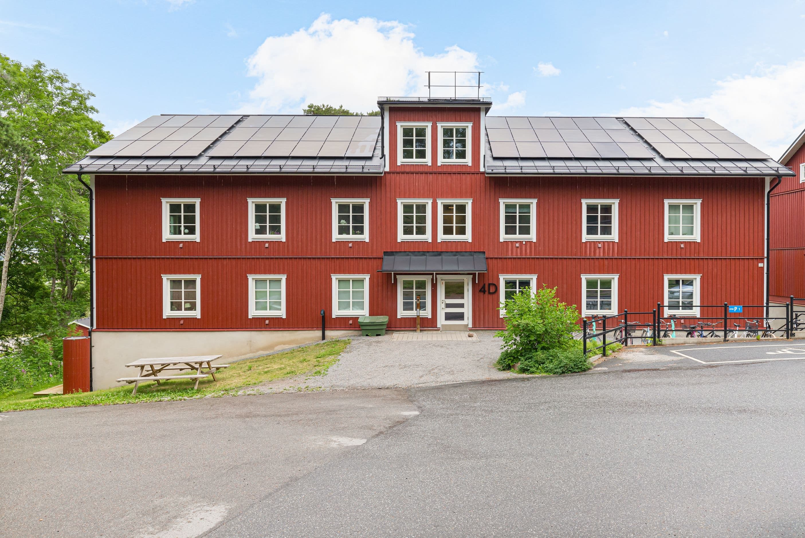 Trevlig fasad / entré