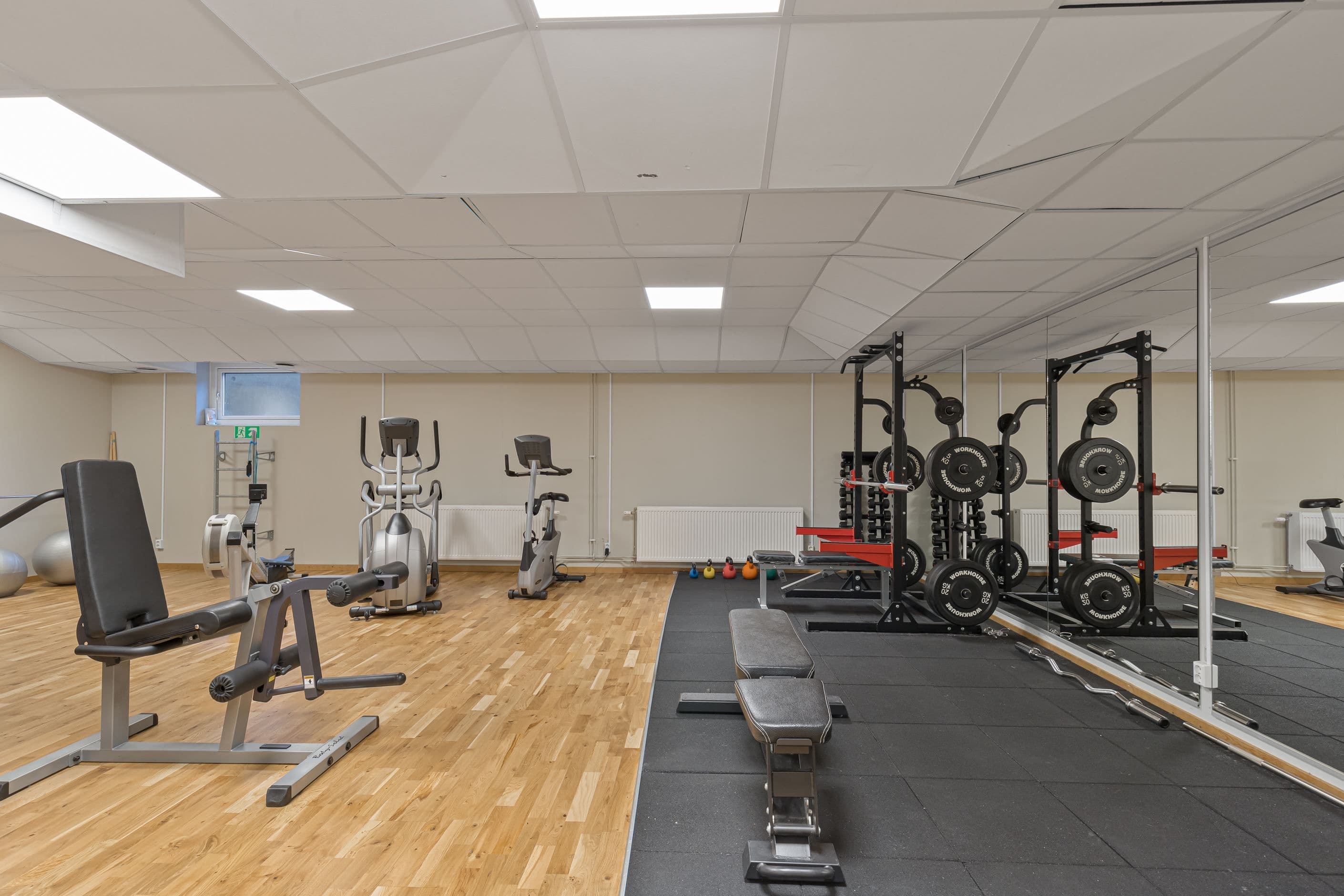 Gym och bastu i föreningen