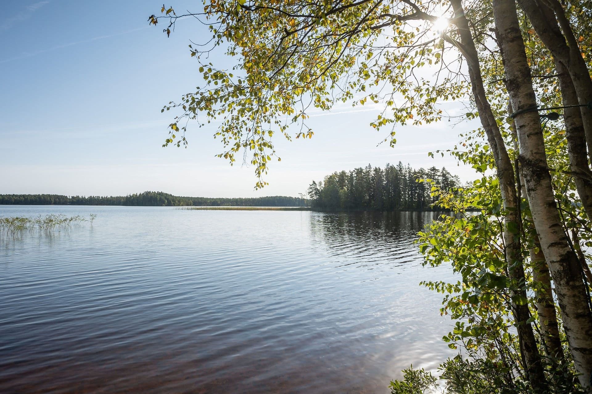 Omgivningar kring Fängen som är sammankopplad med Sandsjön och Käringasjön i området.
