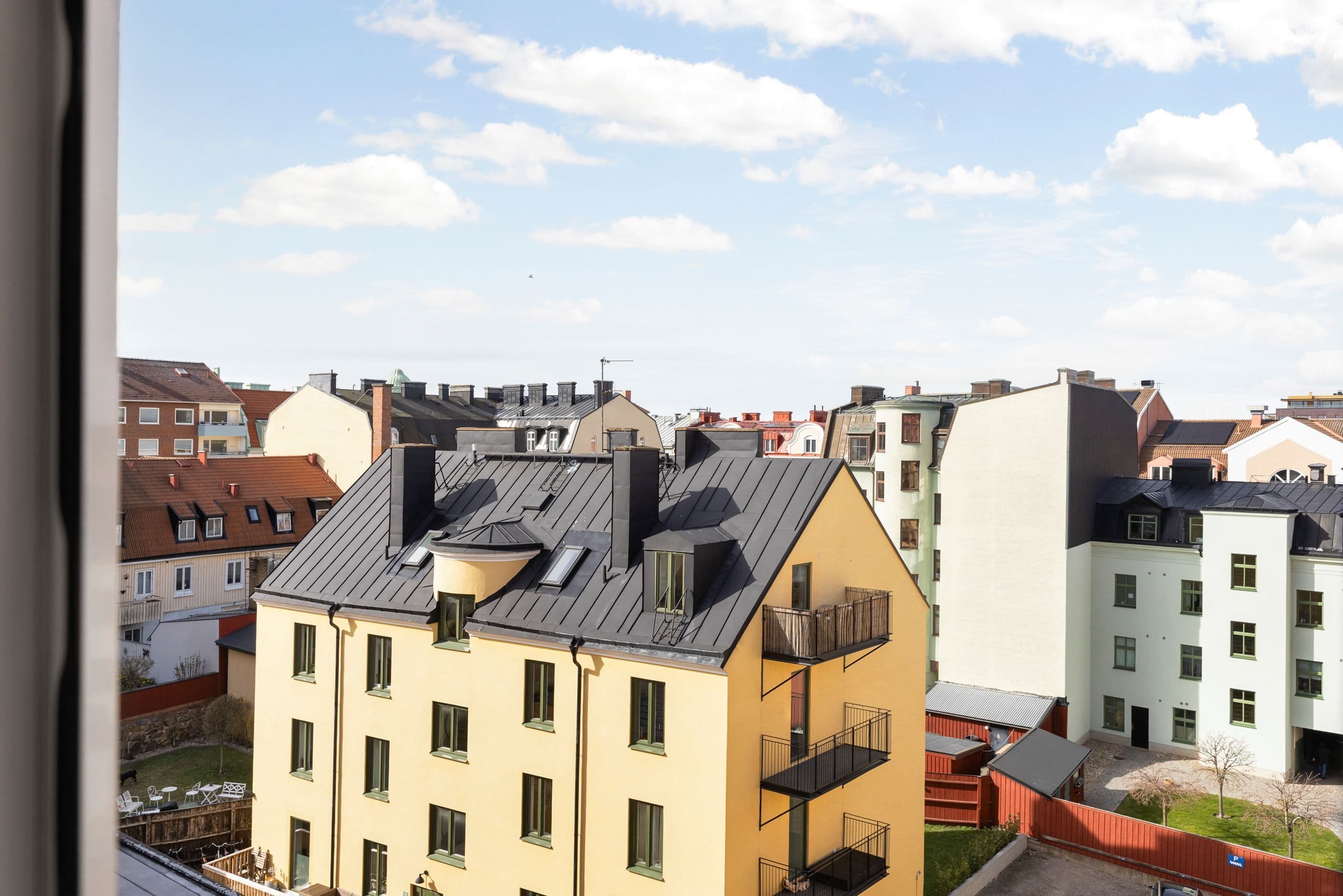 Utsikt över takåsarna