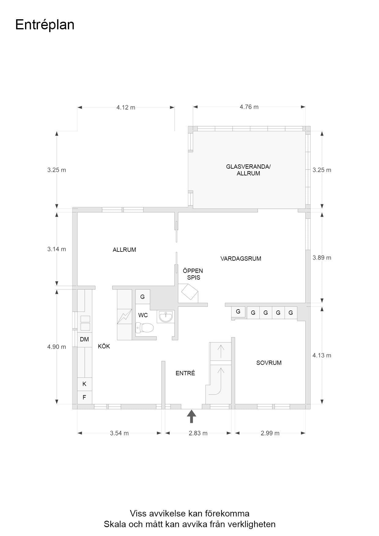 Alternativ planlösning plan 2