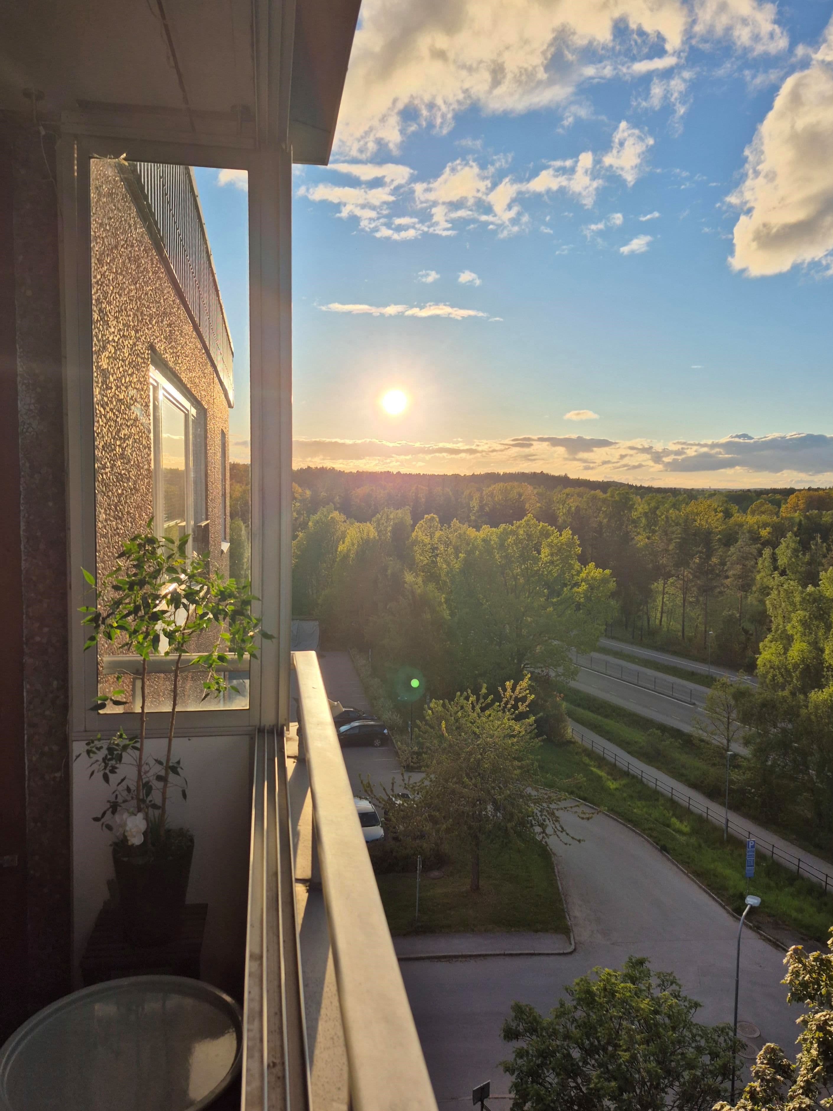 Vy från balkongen