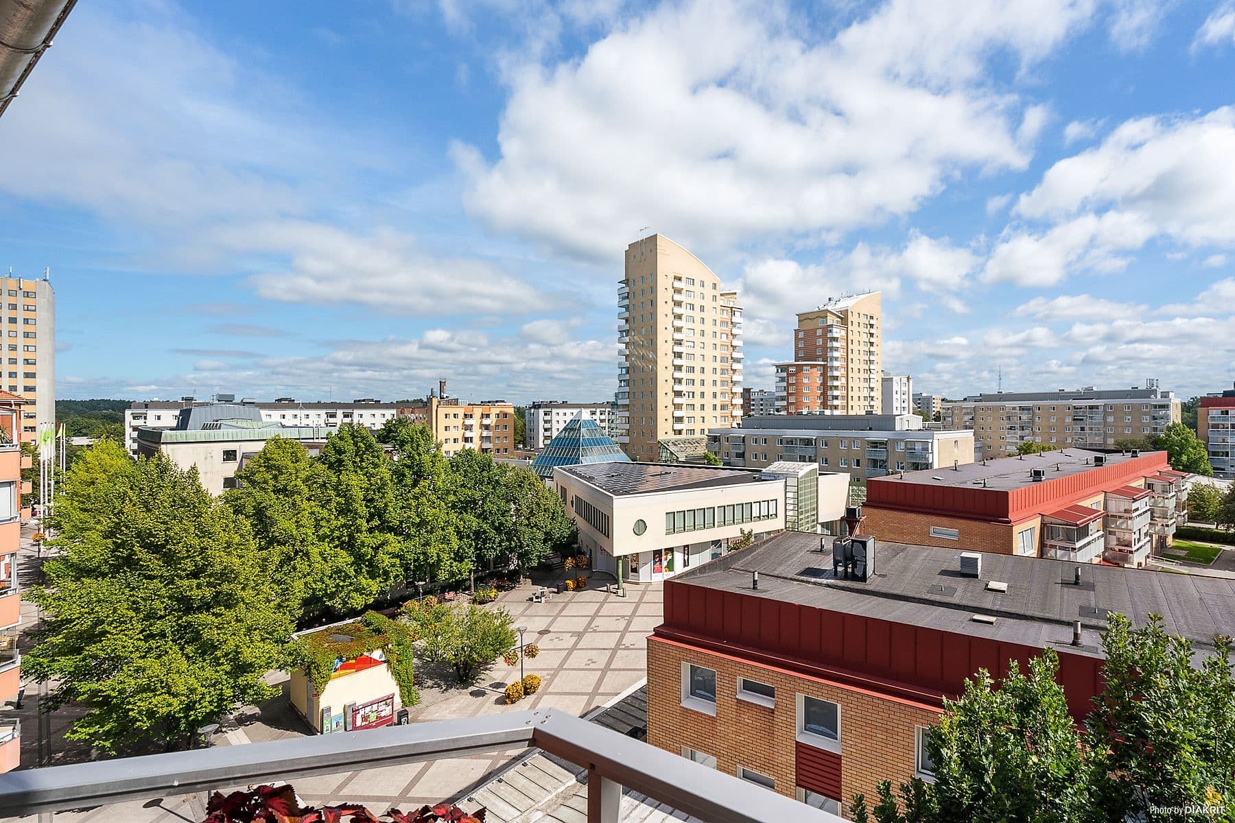Vy från balkongen
