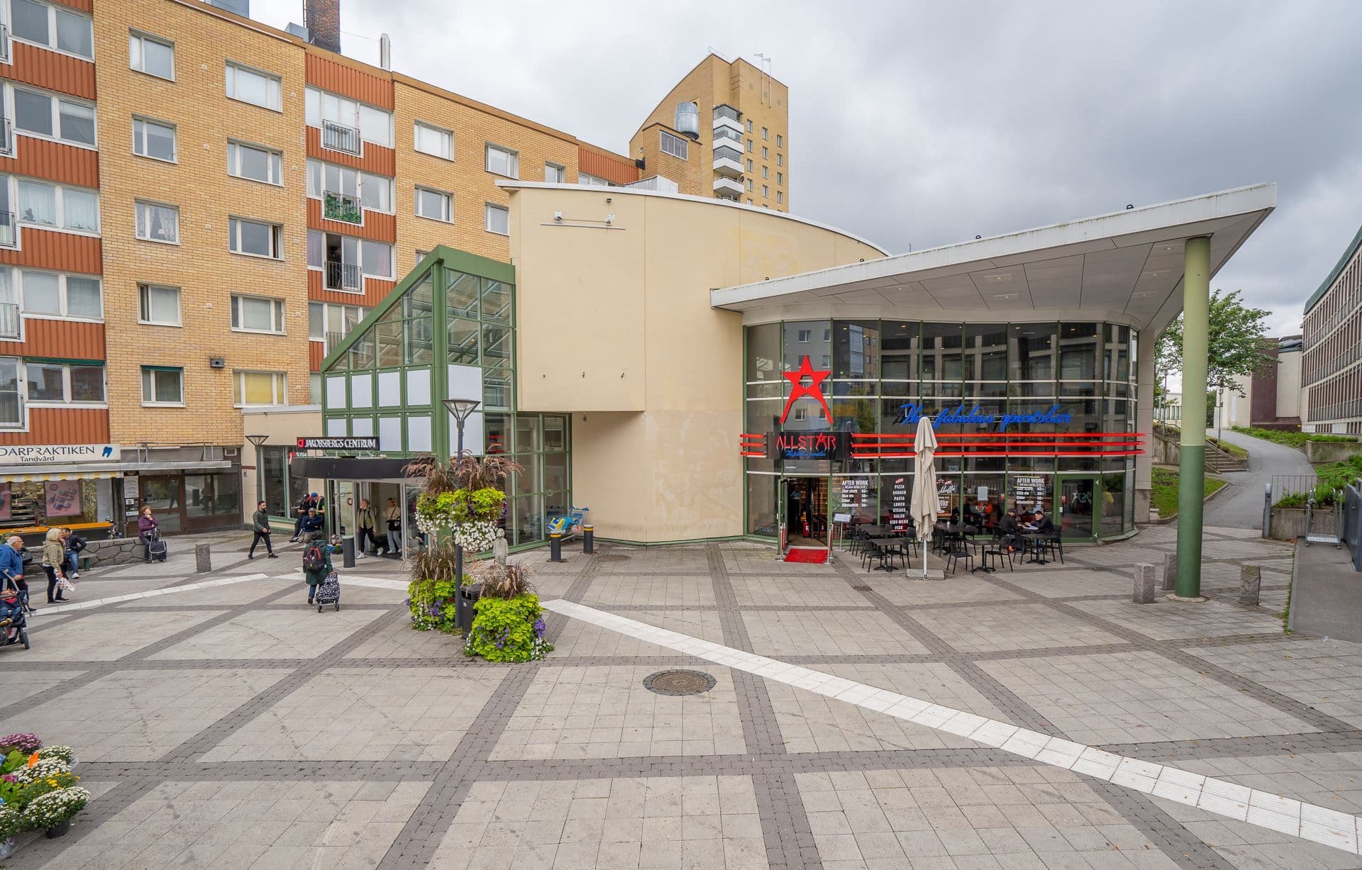 Del av Jakobsbergs centrum