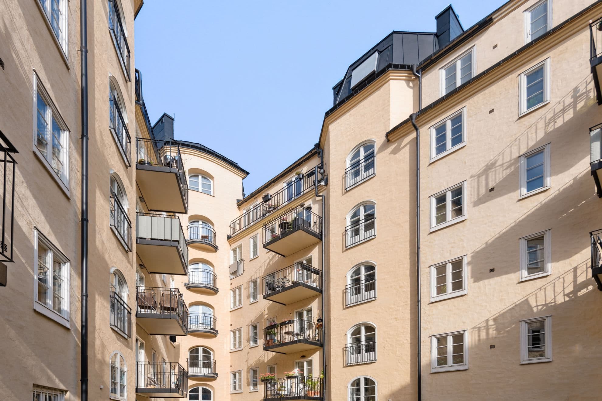 Föreningens hus sett från gården