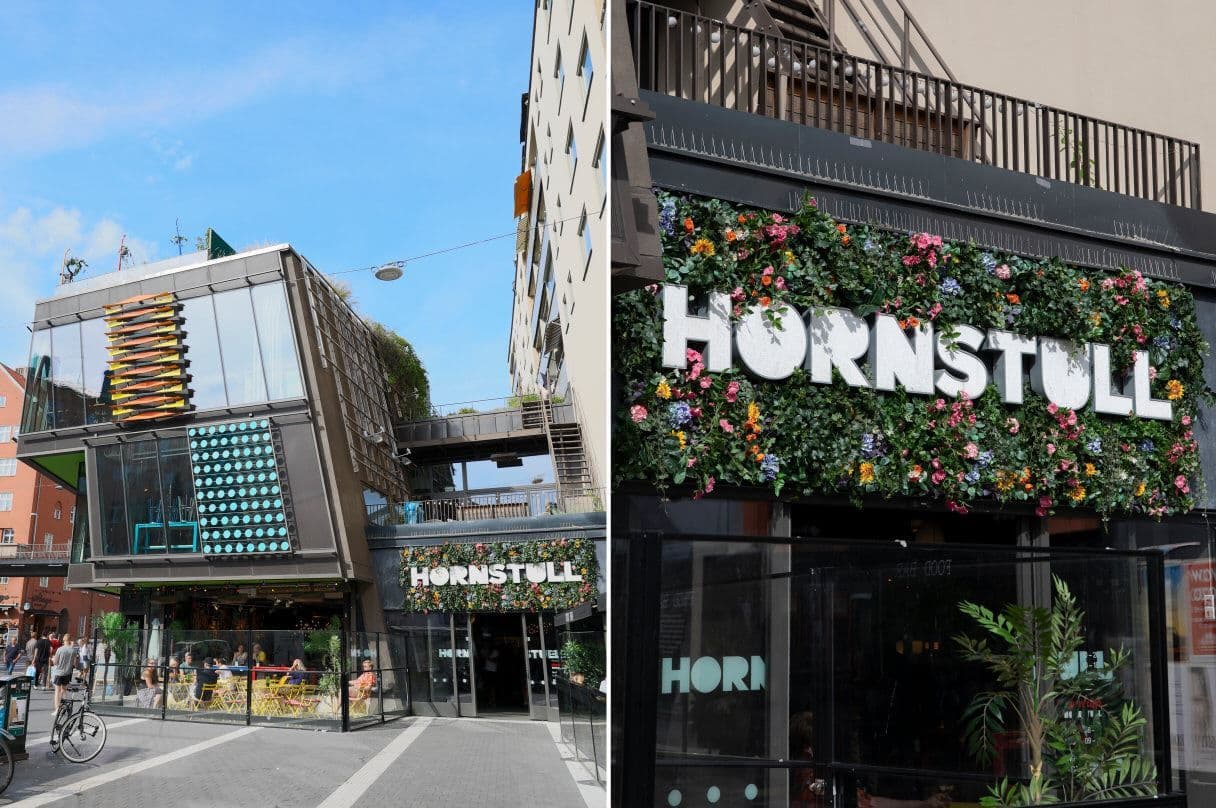 Hornstulls Galleria med Hornhuset
