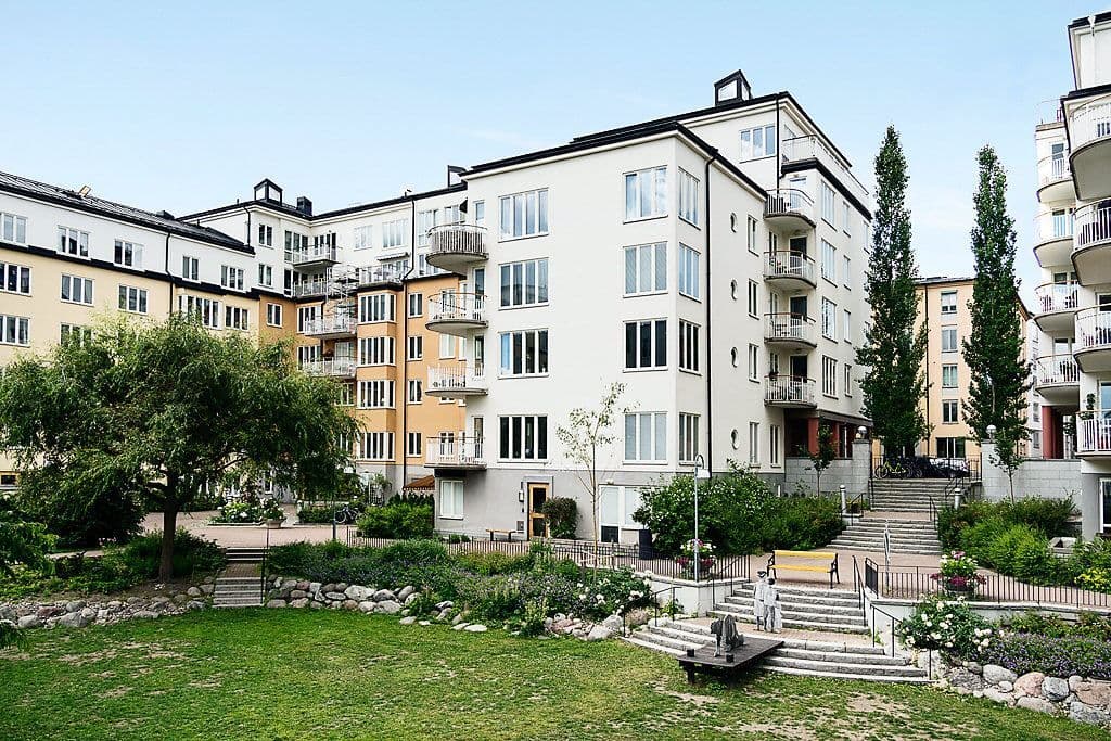 Föreningens trevliga innergård