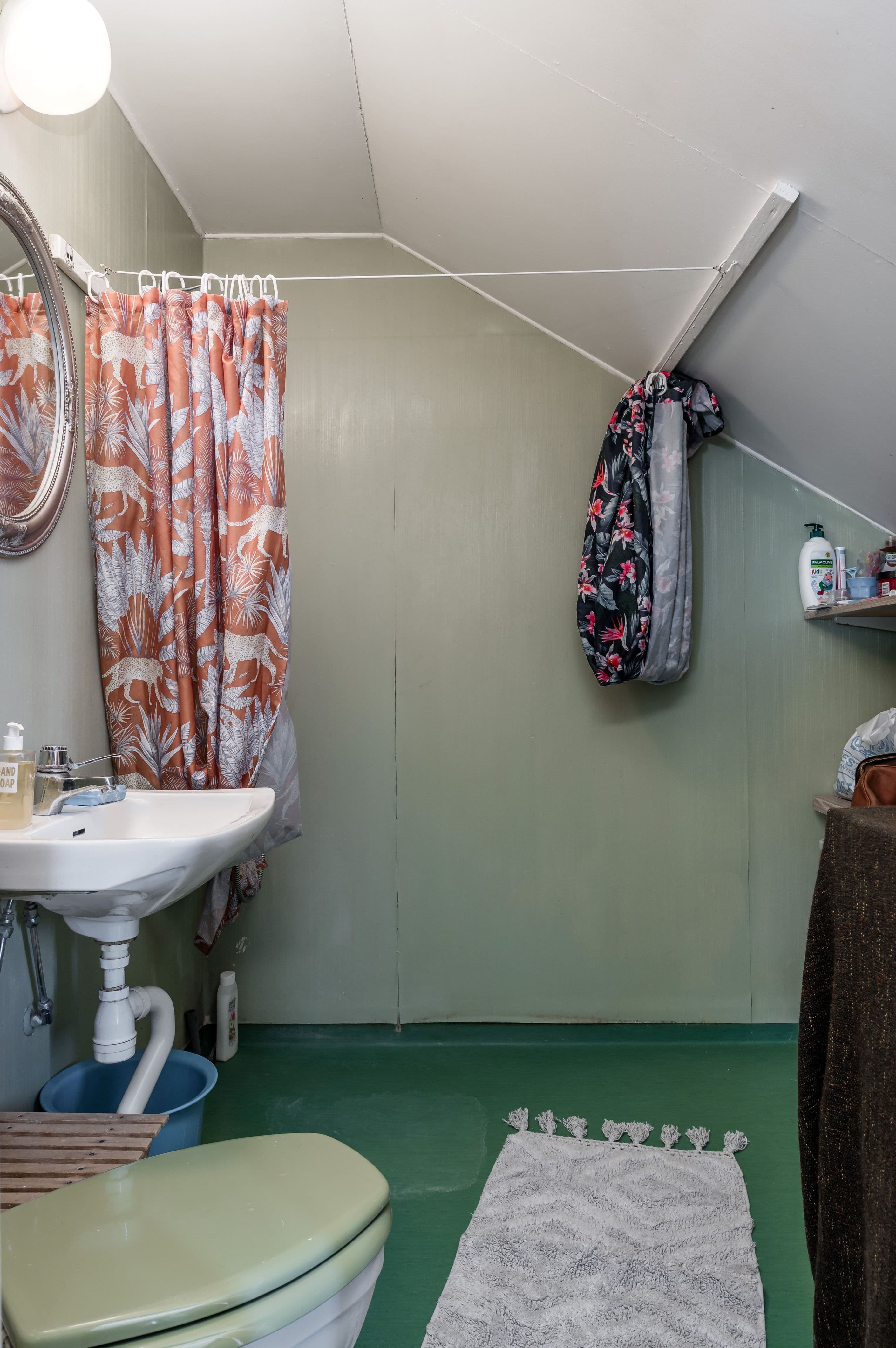 Wc/dusch på övervåningen