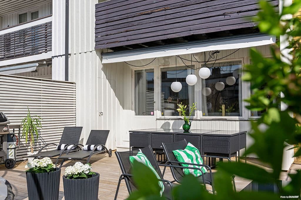 Uteplats i söderläge