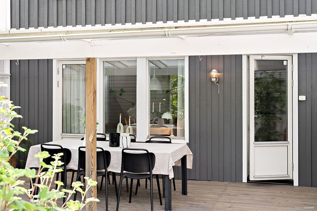 Matplats under tak