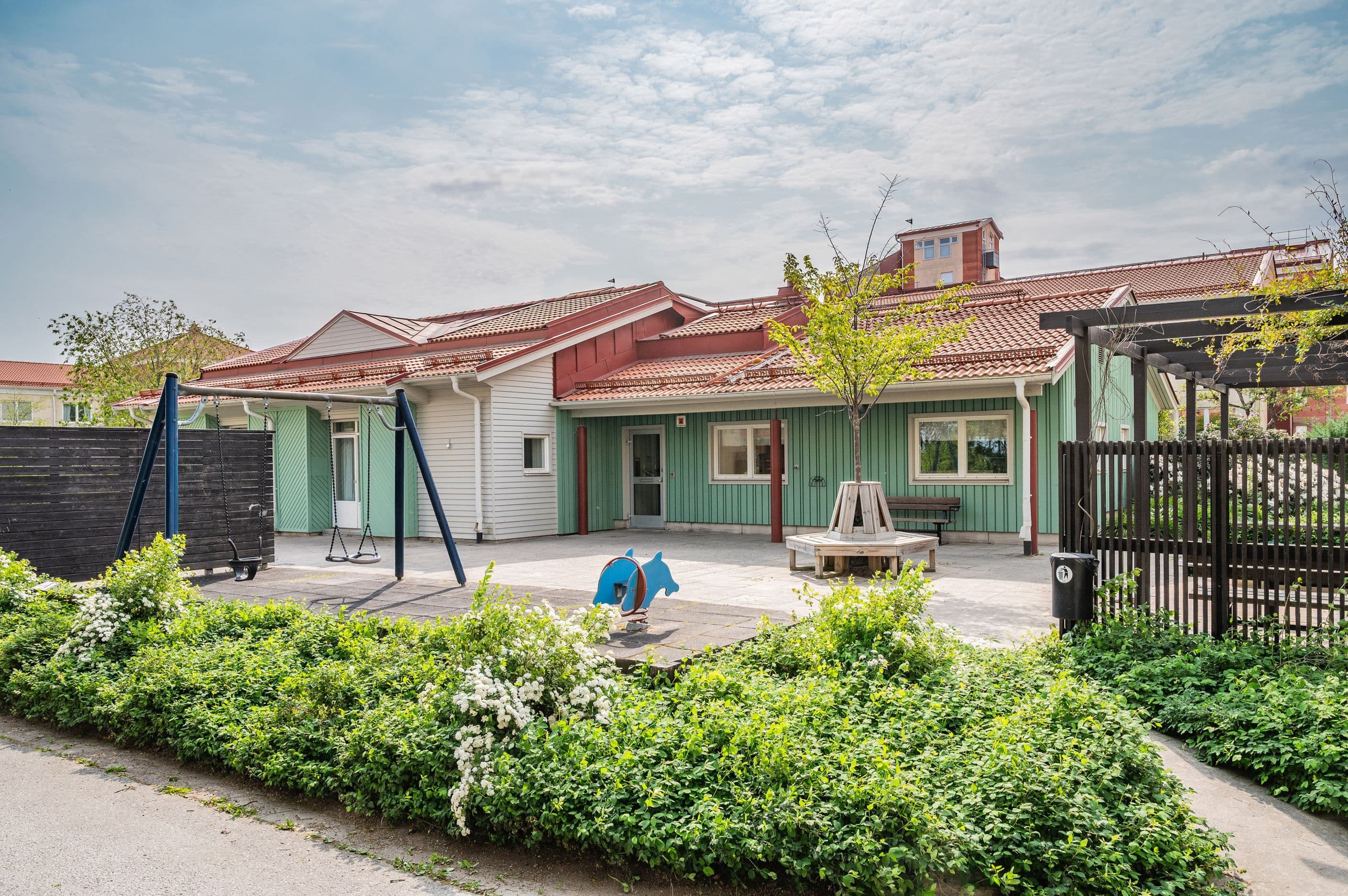 Föreningens trivsamma gård