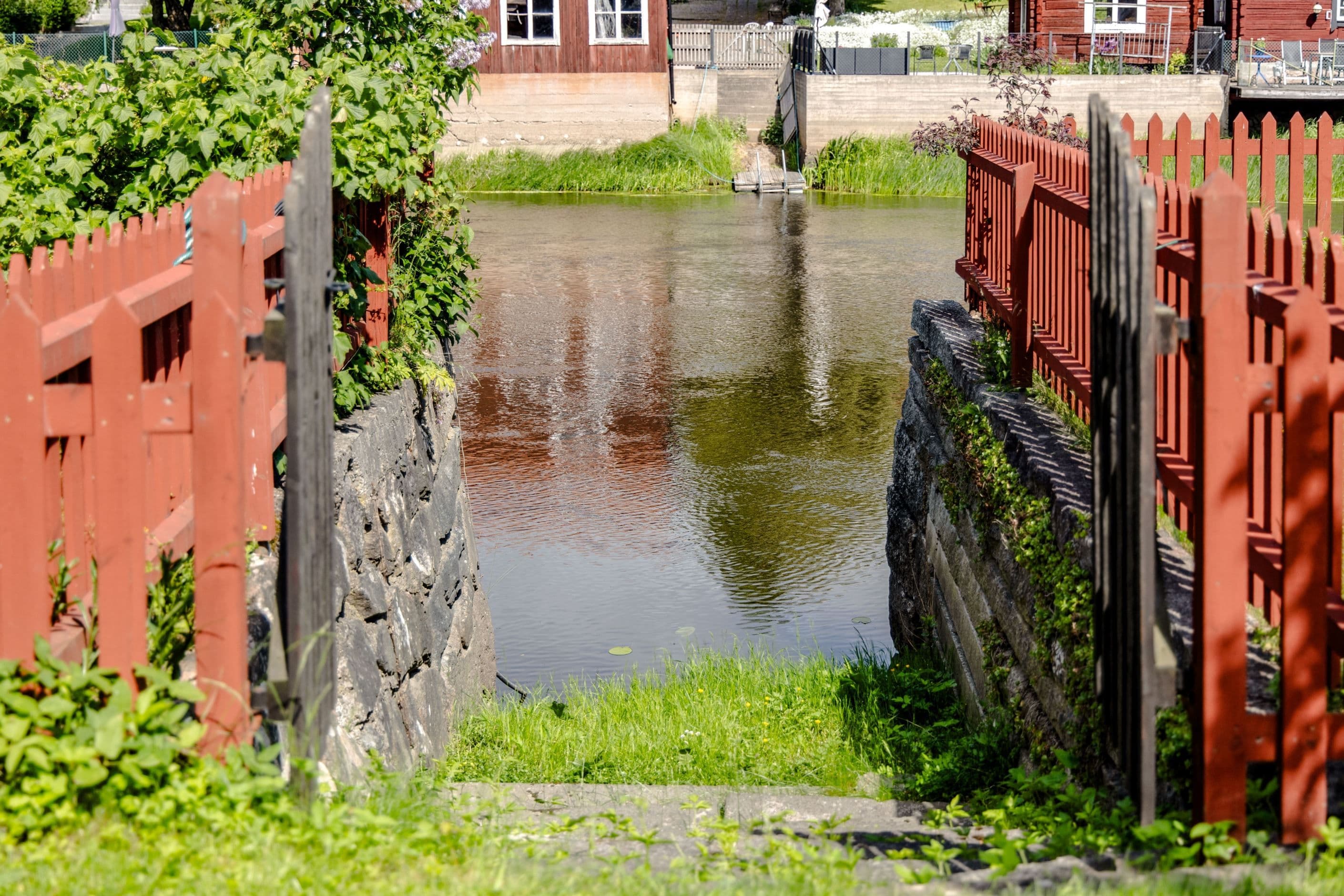 Trappan ner mot Arbogaån