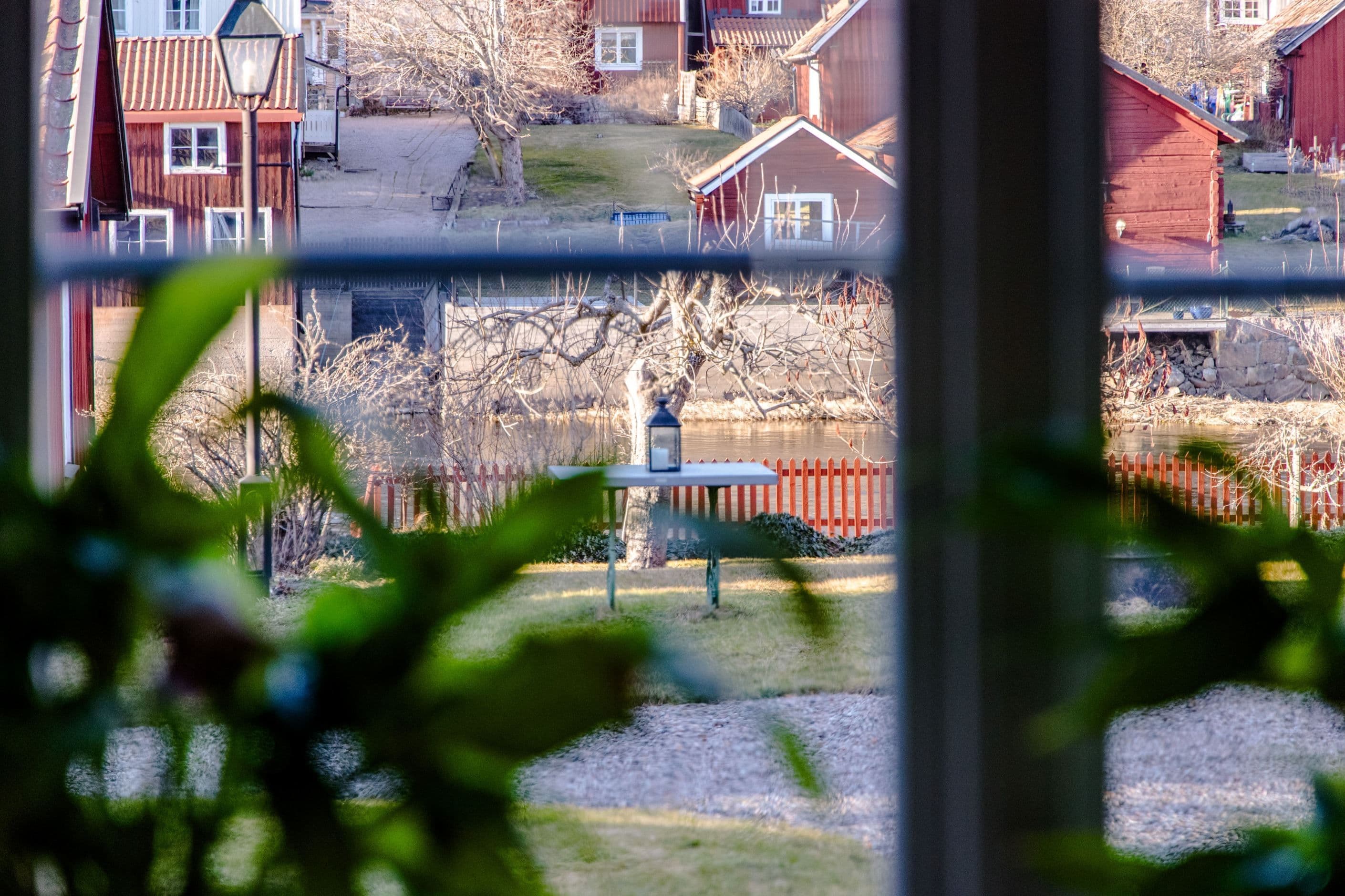 Utsikt mot innergård
