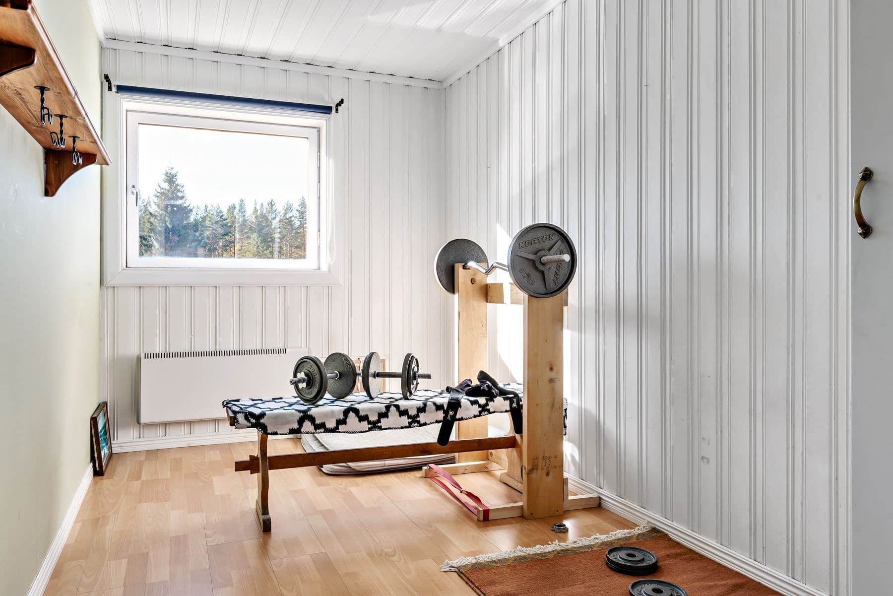 Sovrum eller träningsrum