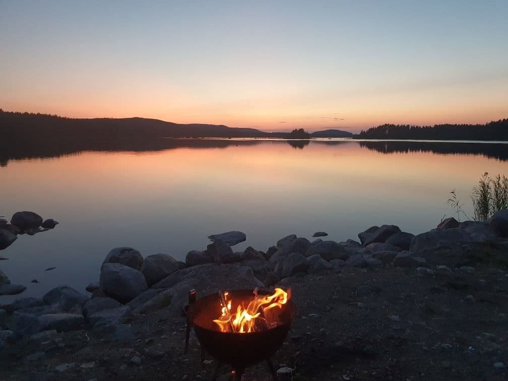 Magiska kvällar i solnedgången