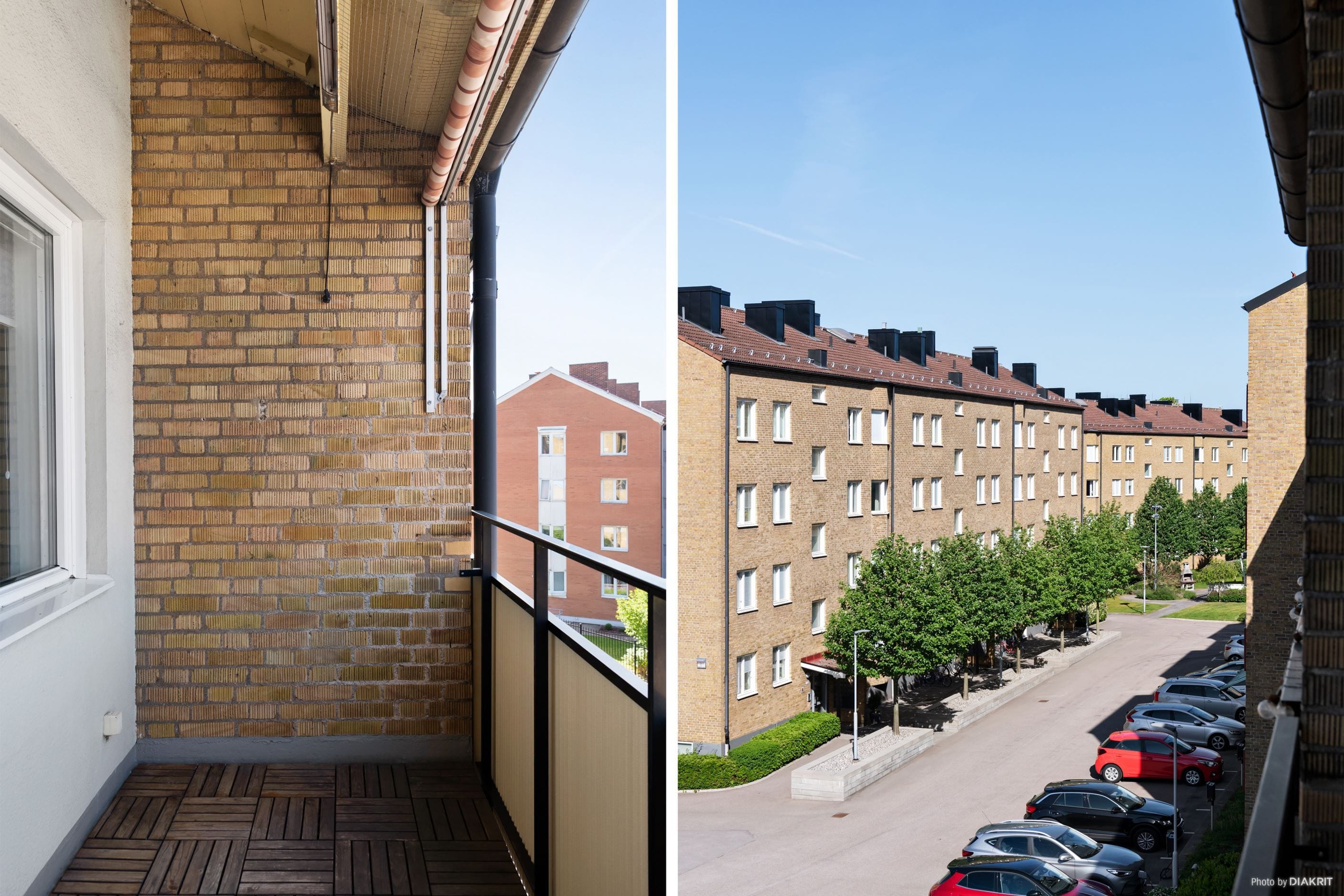 Balkong med utsikt