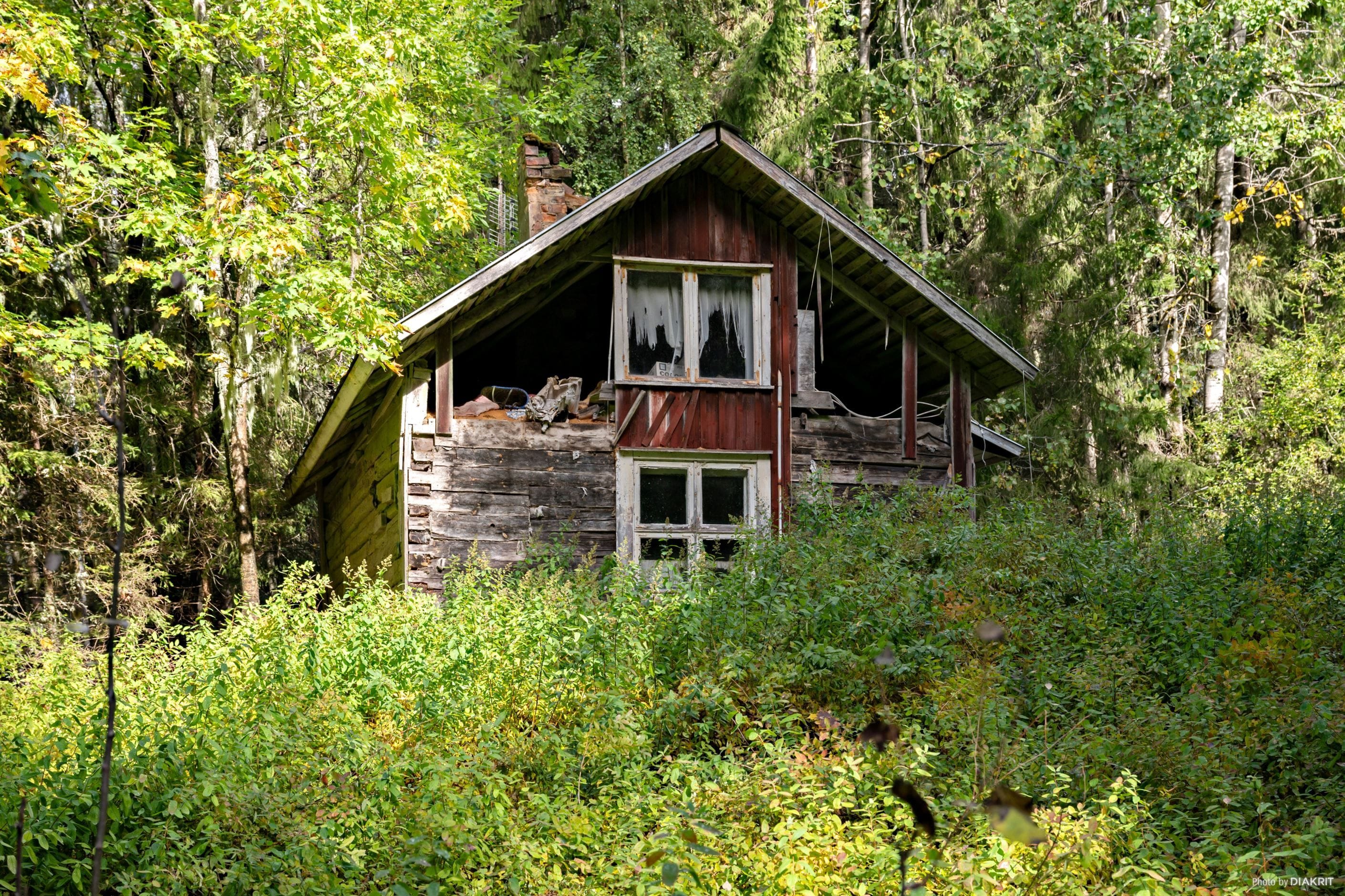 Husets södra sida