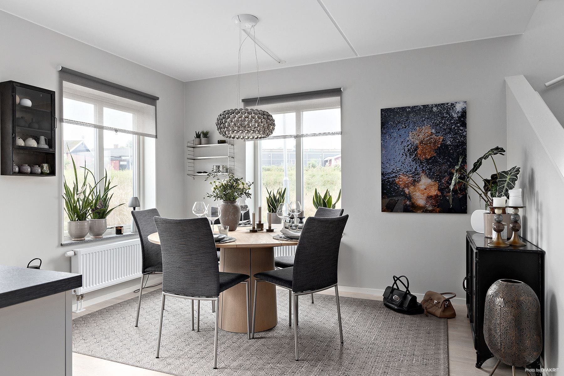 Matplats intill kök