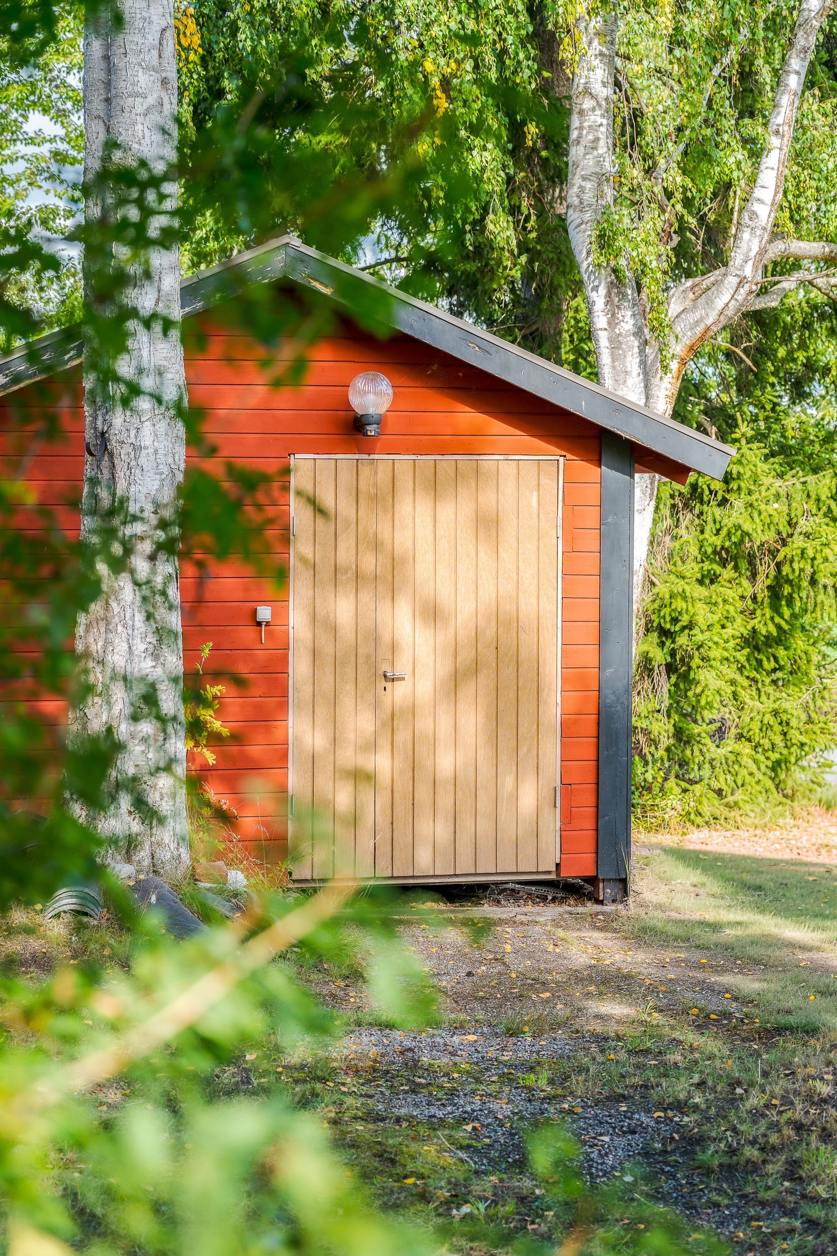 Carport med förråd