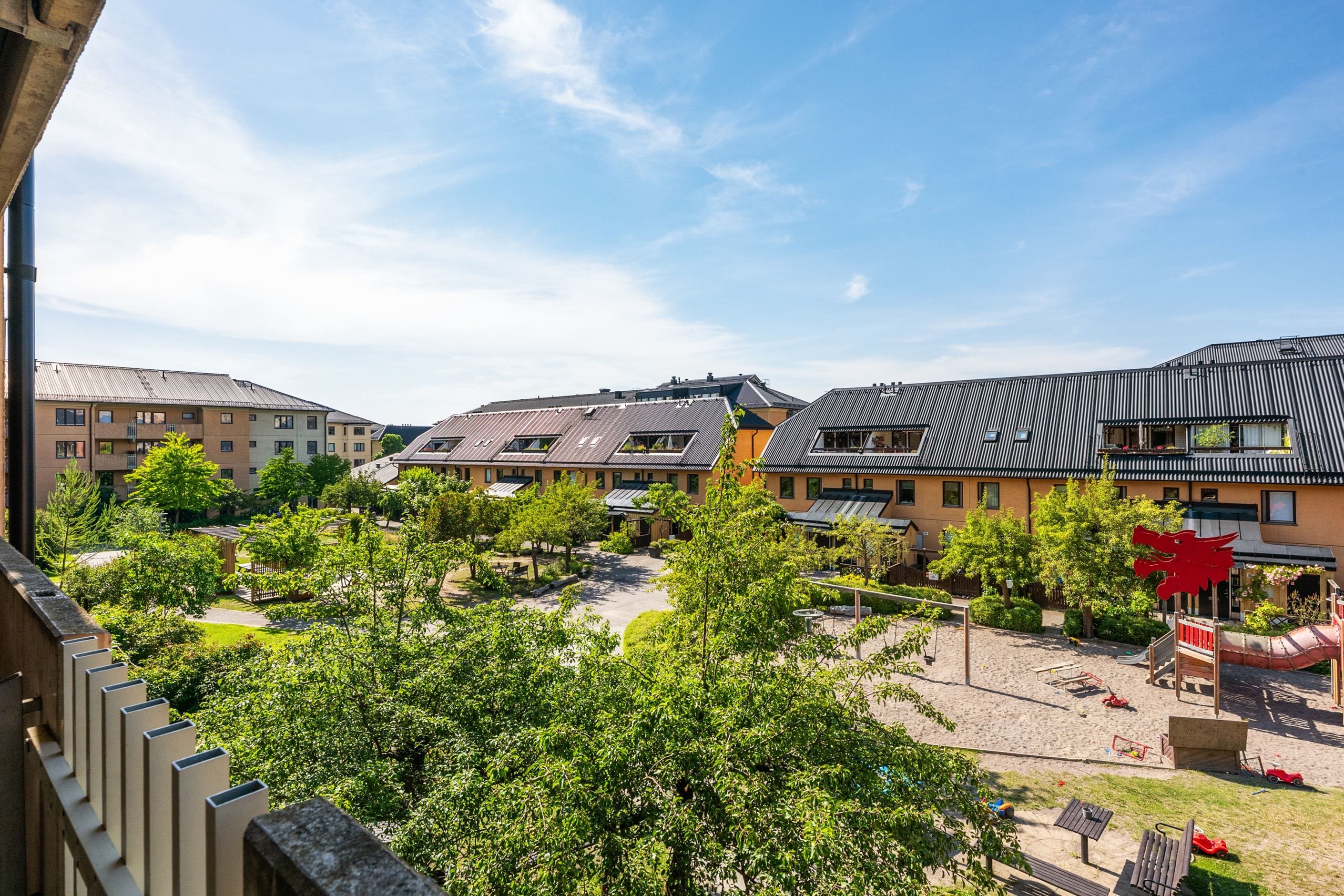 Vy mot innergården