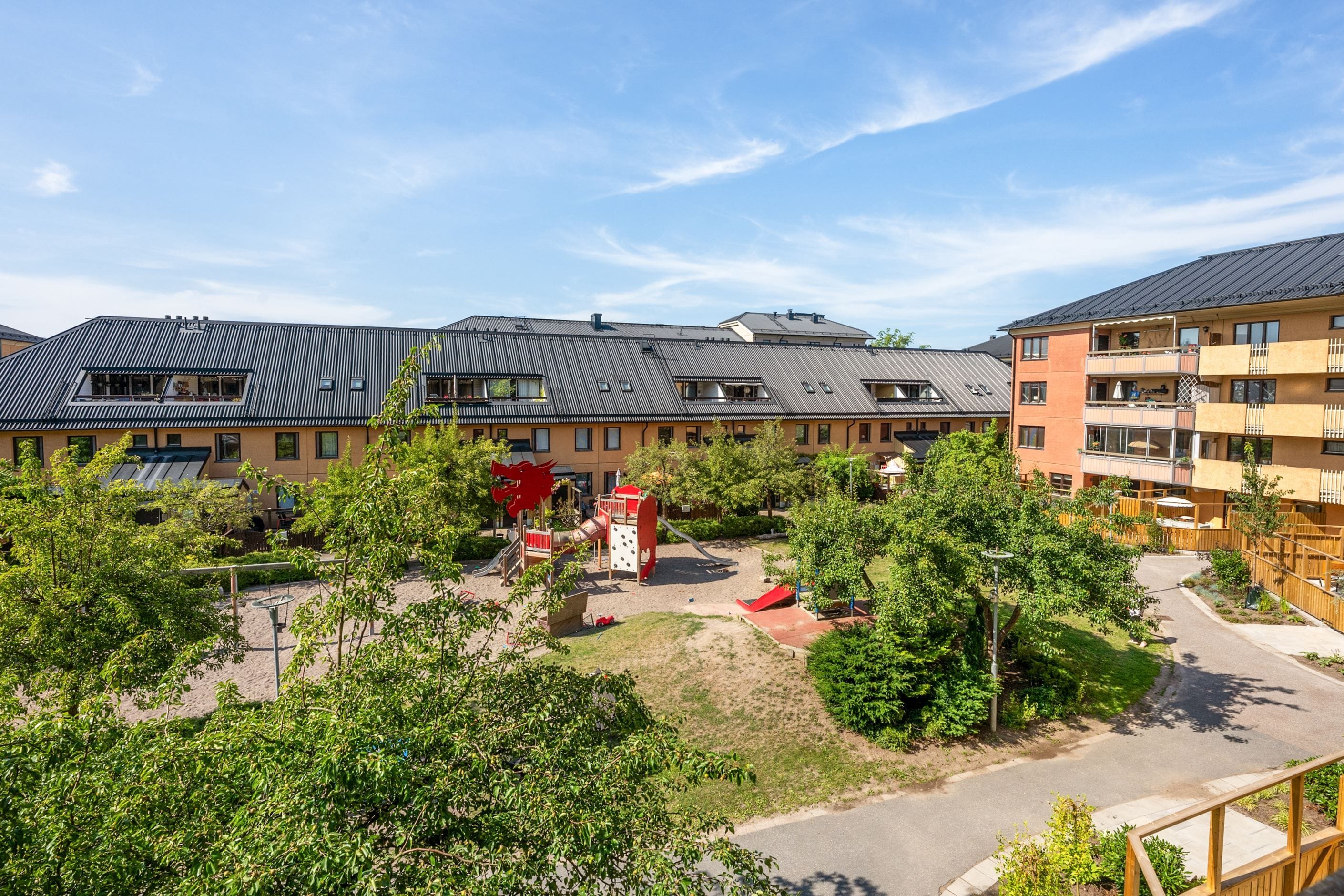 Vy mot innergården