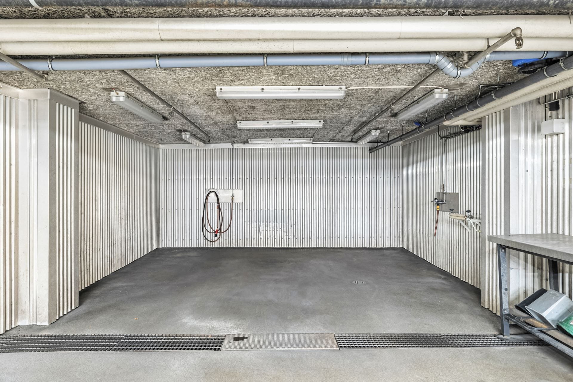 Tvätthallen i garaget för dig som boende att nyttja