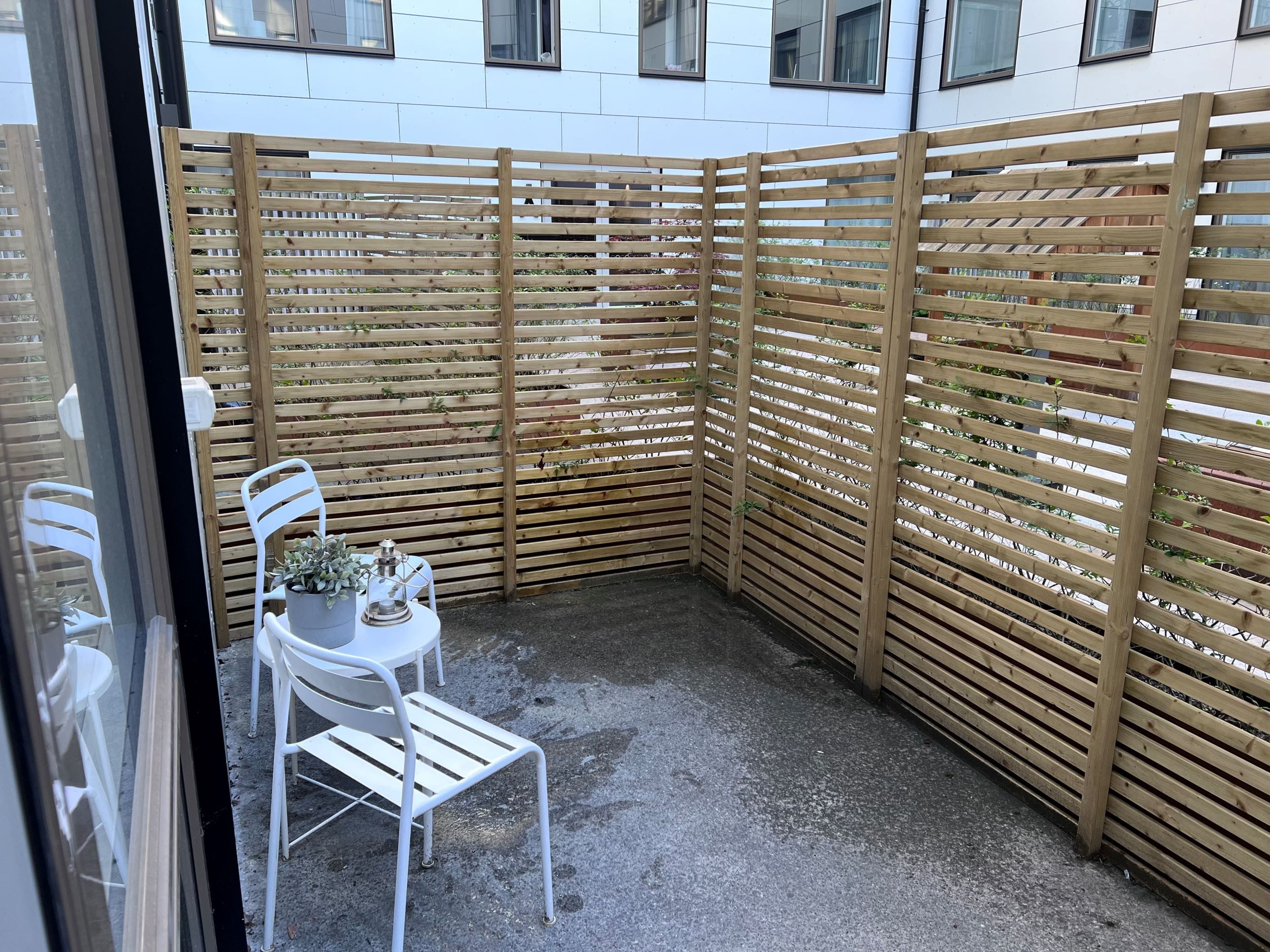 Säljarnas bild av stora uteplatsen