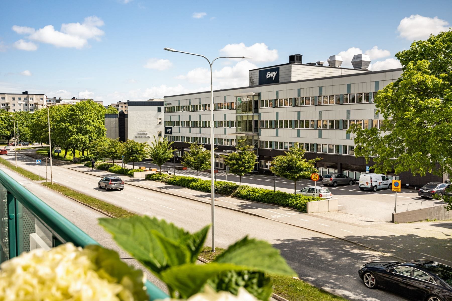 Utsikt från balkong