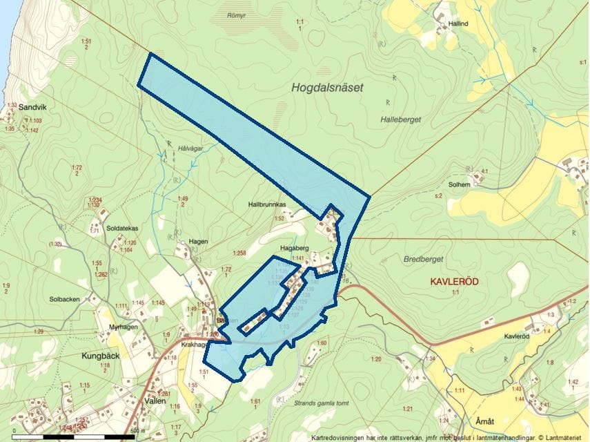Markerad fastighet