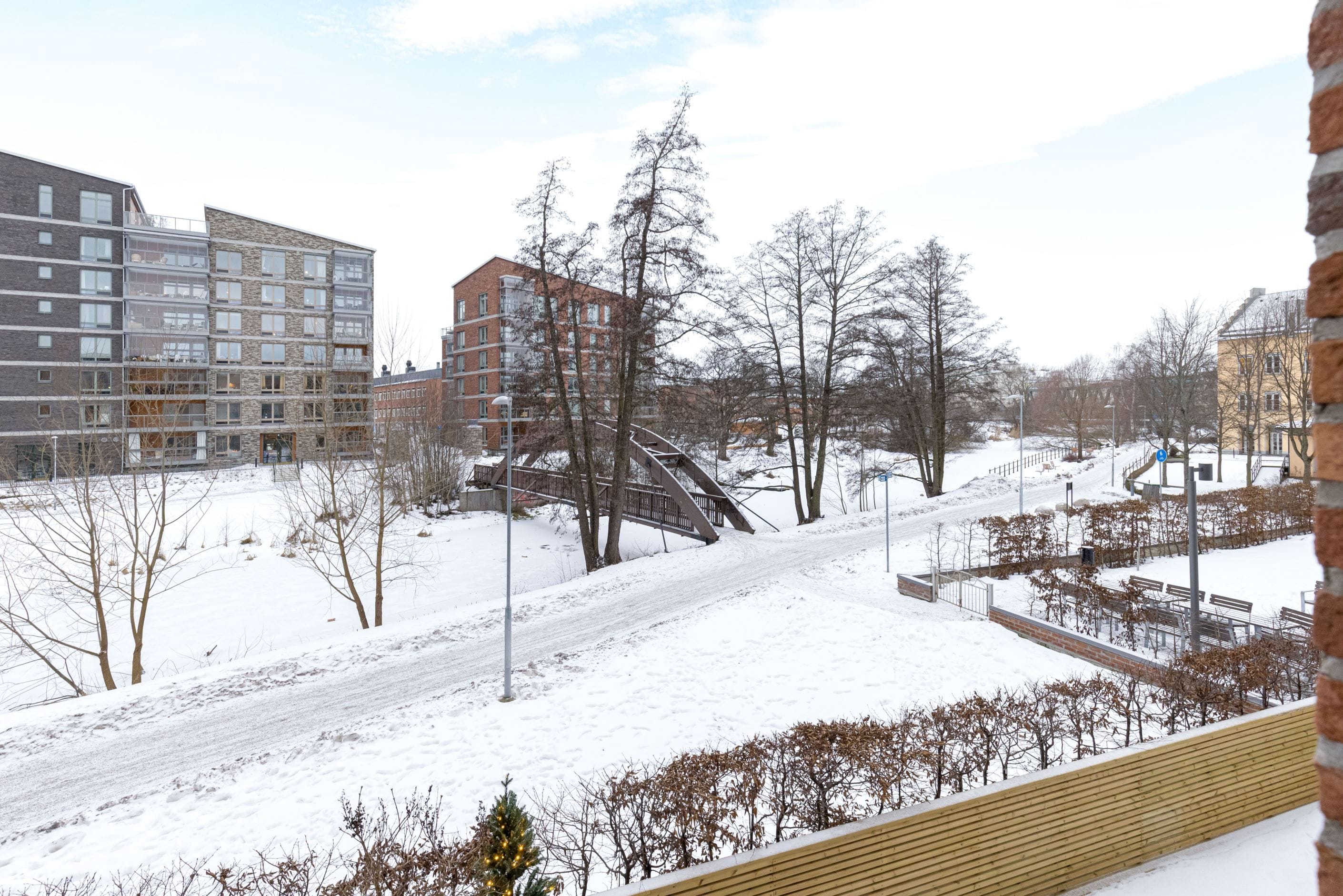 Utsikt mot ån