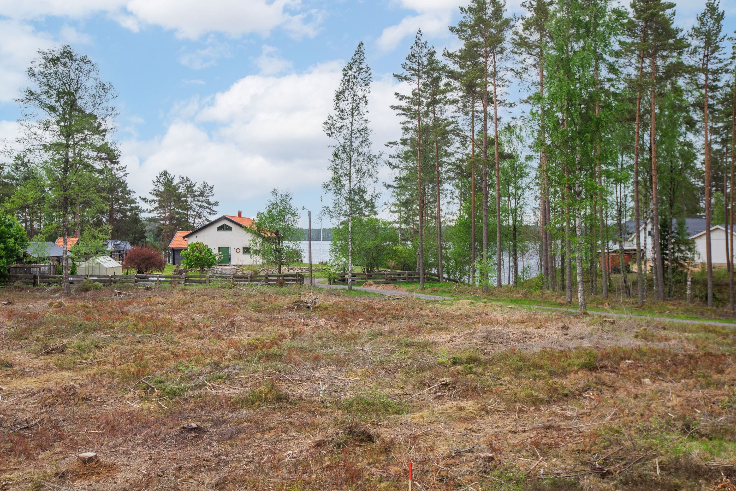 Vy från tomt