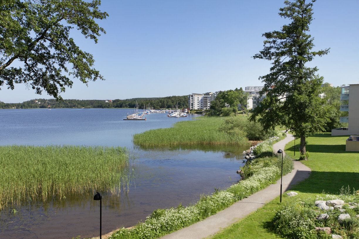 Bolinder strand - strandpromenaden