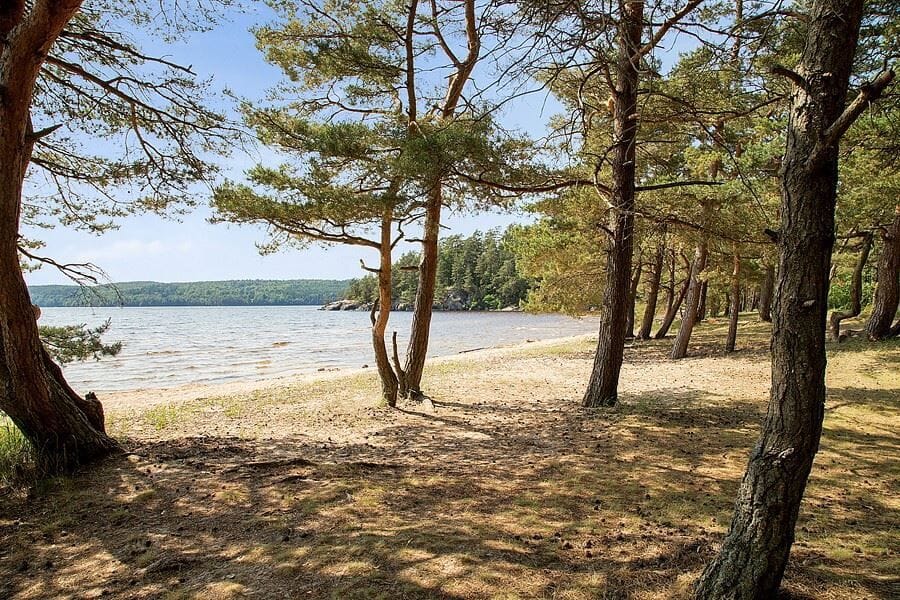 Badplats i Sätila