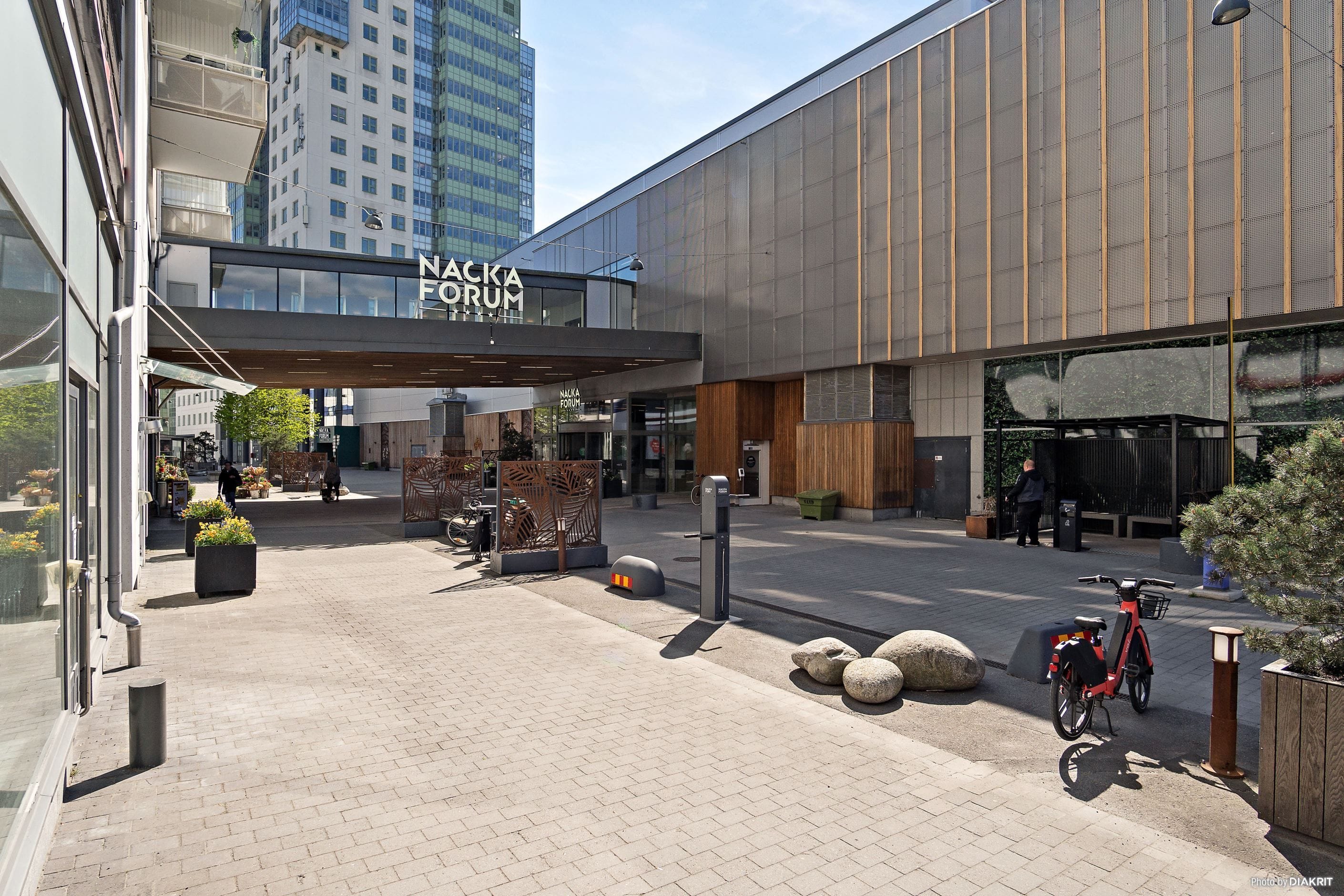 Nacka Forum, med all sin shopping och service