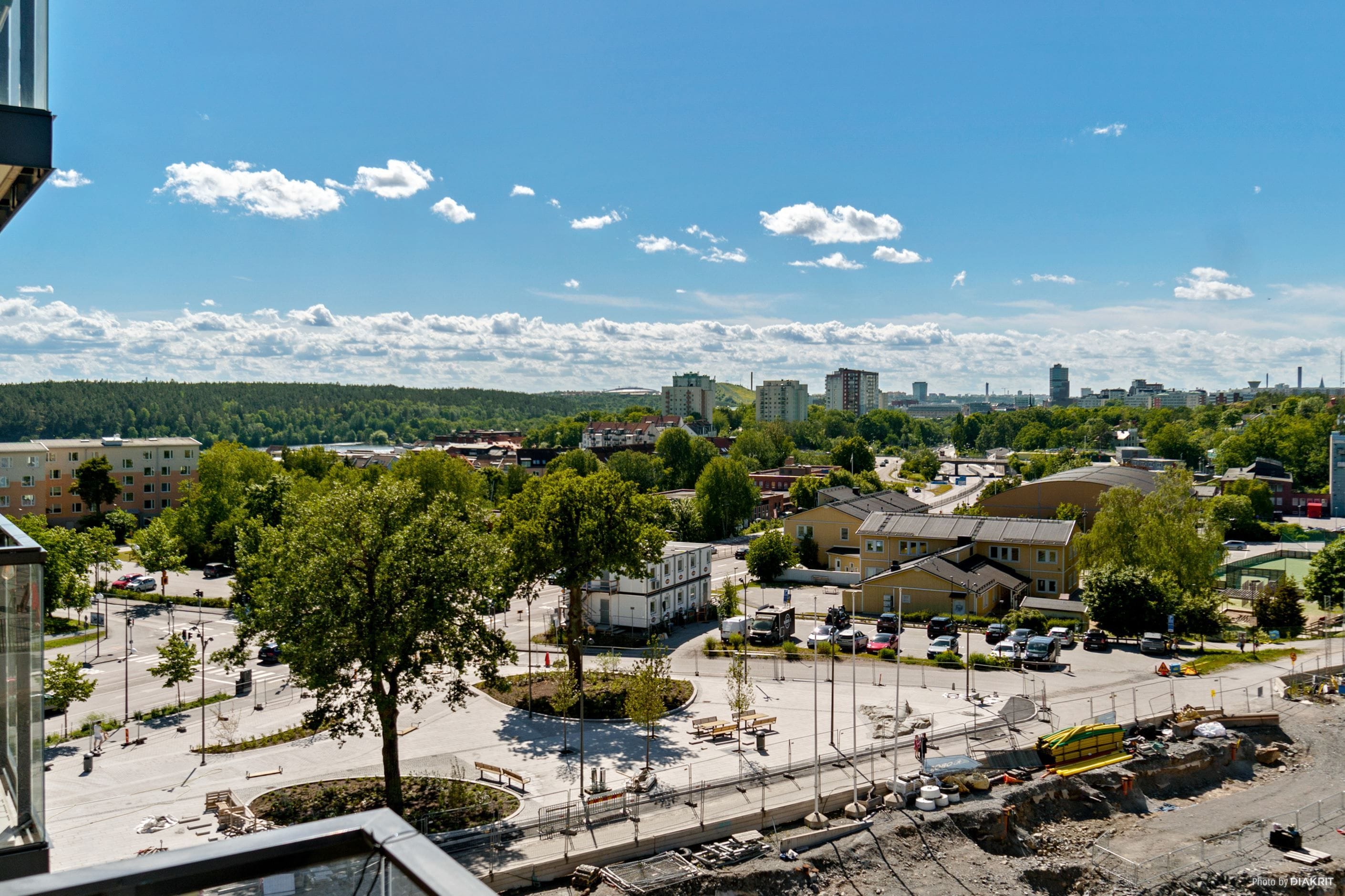 Bild tagen från balkongen