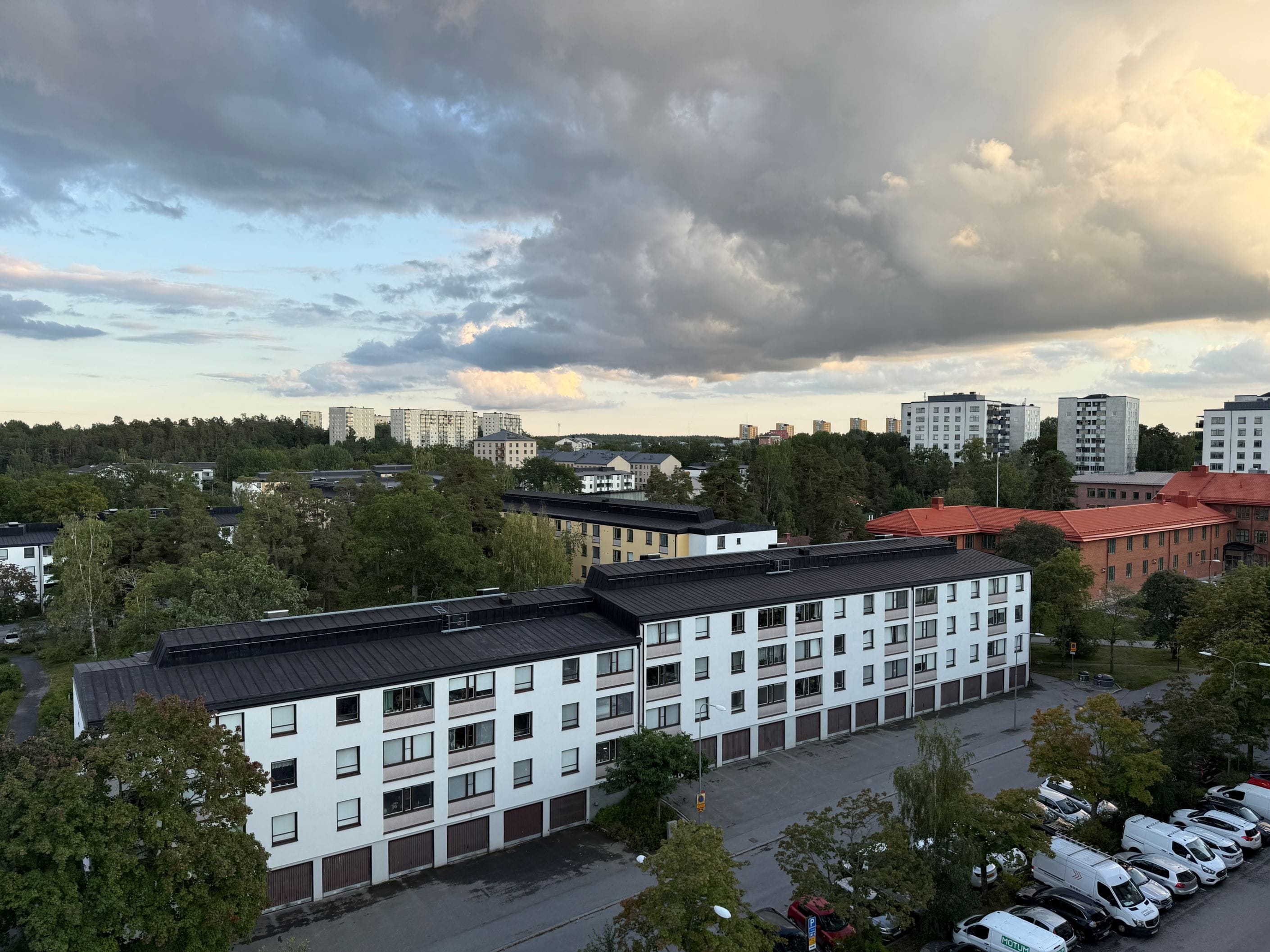 Utsikt från balkong