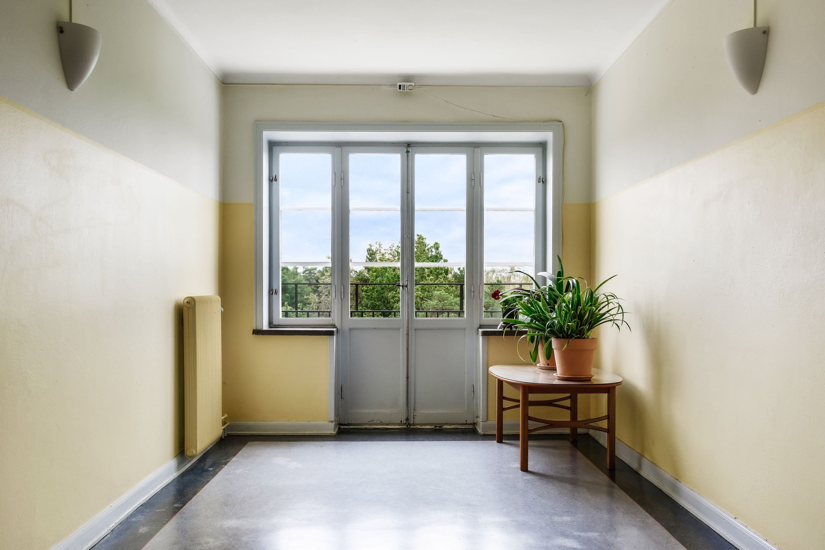 Utgång till en av föreningens balkonger